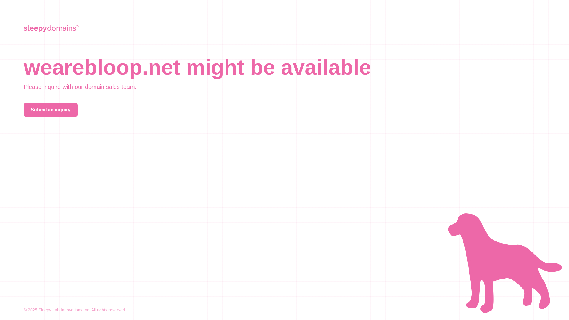 website screenshot of https://wearebloop.net/