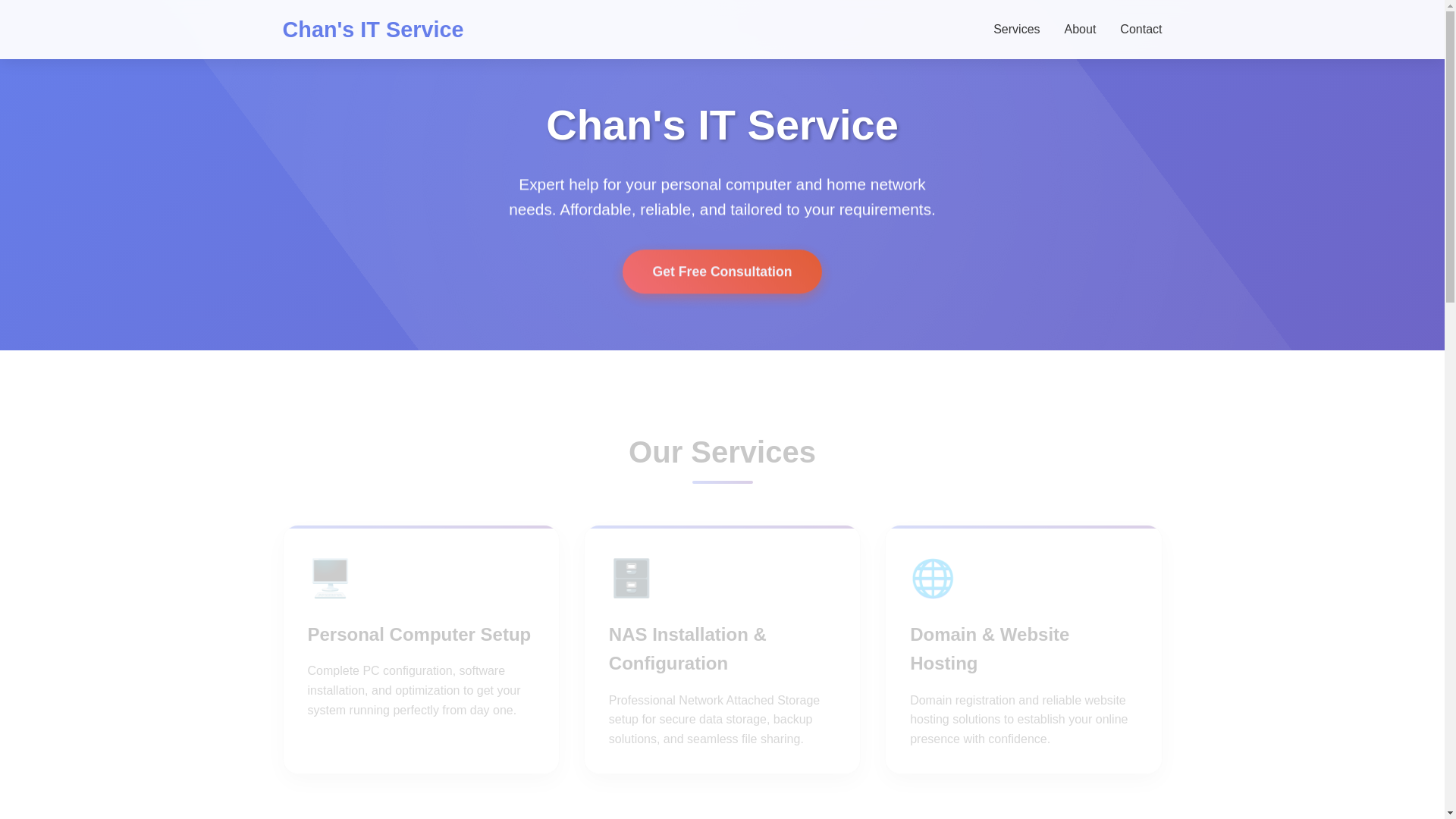 website screenshot of https://cf-page-chan-its.pages.dev/