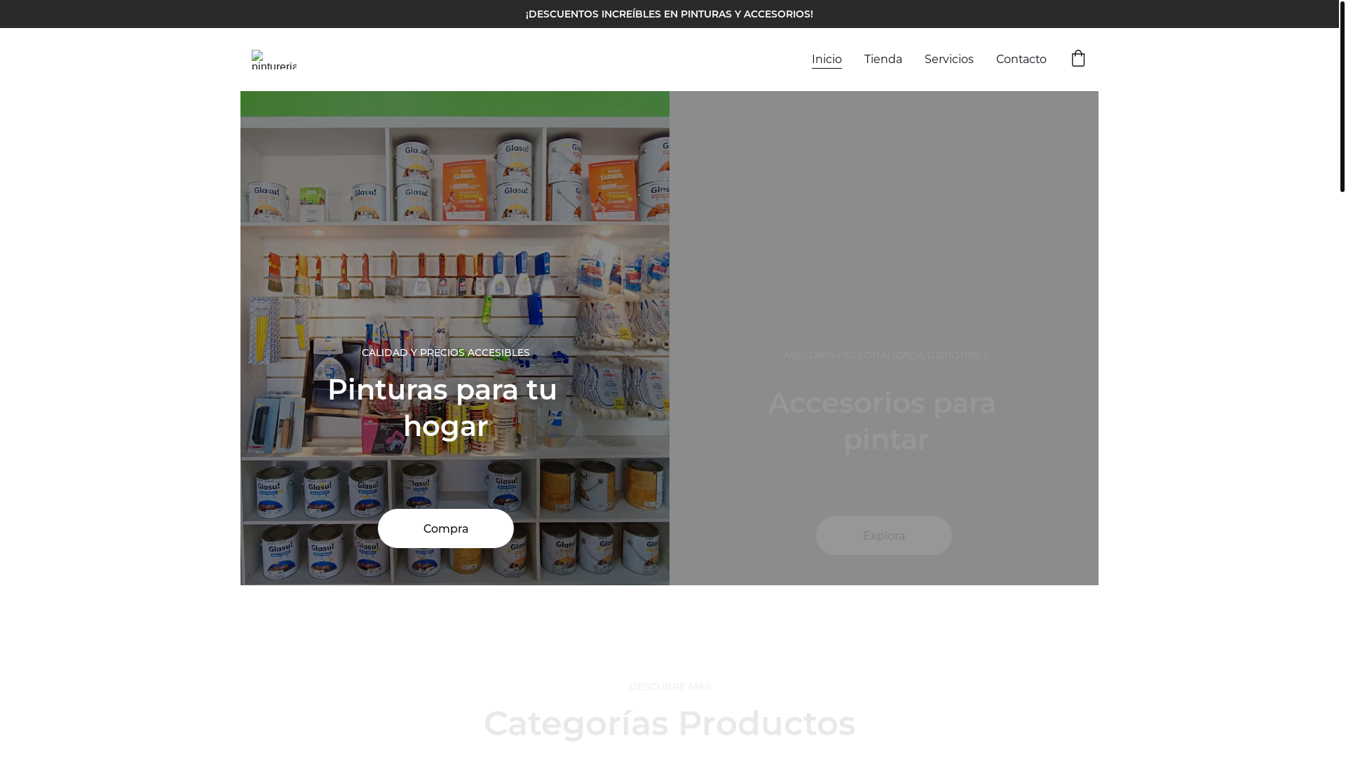 website screenshot of https://pintureriafacil.fun/