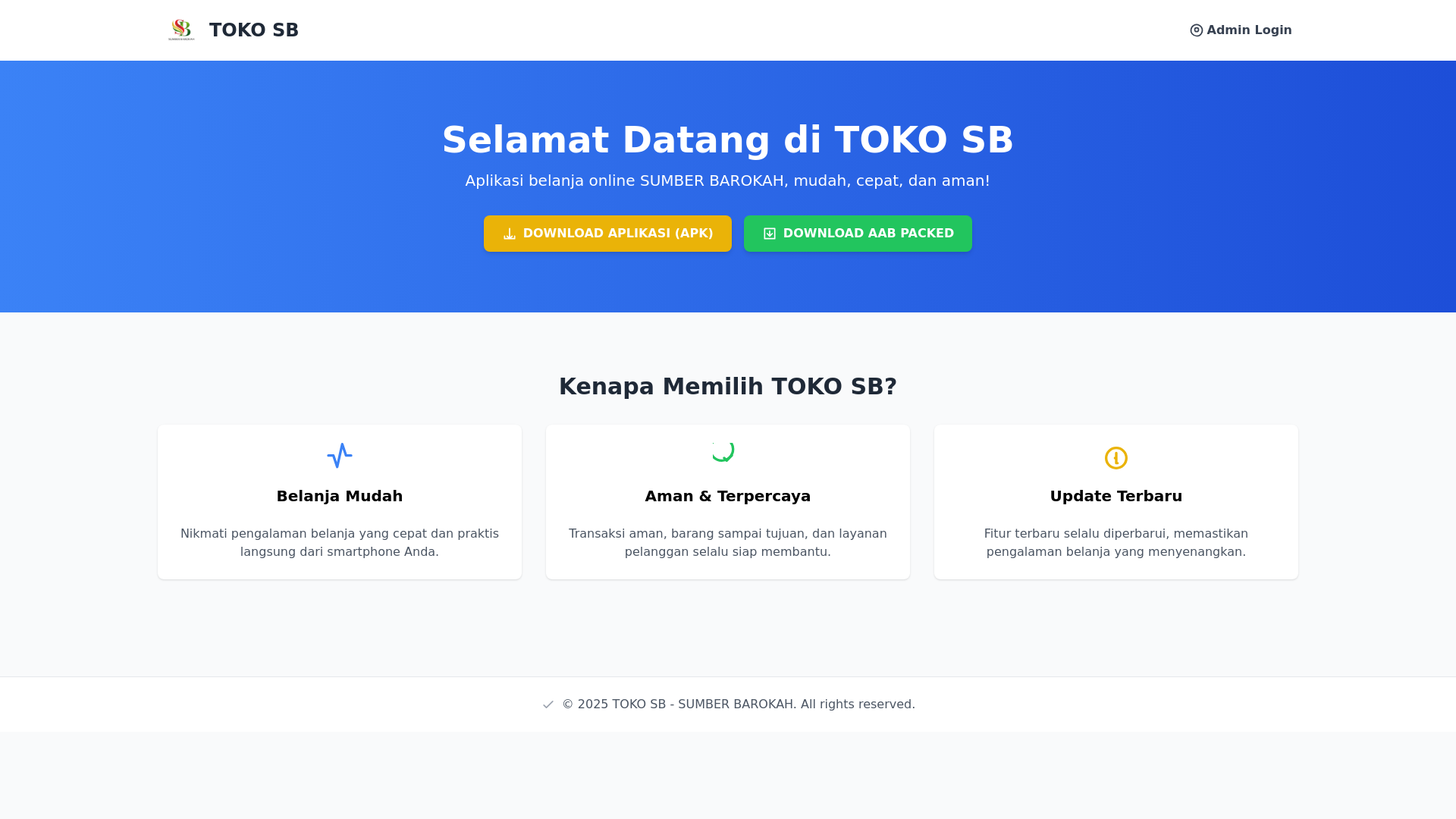website screenshot of https://toko-sb.biz.id/