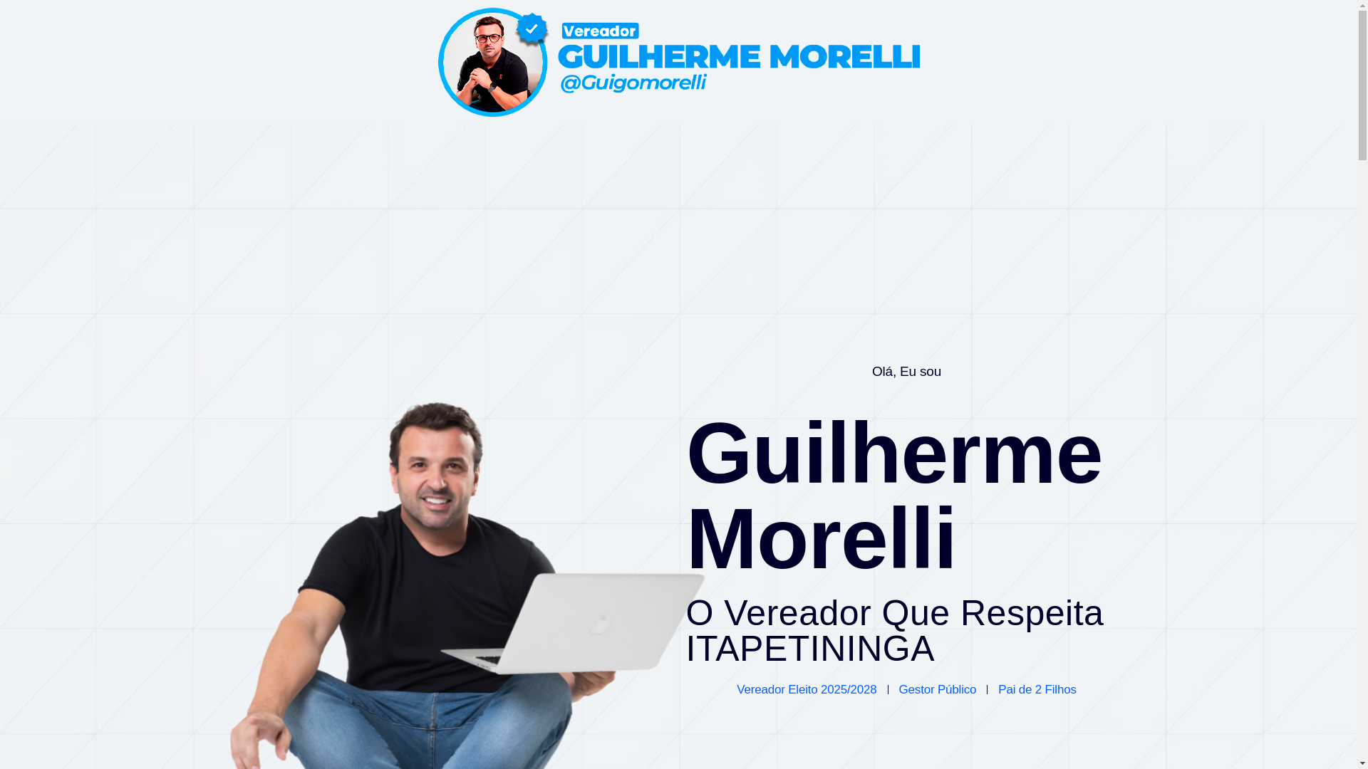 website screenshot of https://guilhermemorelli.site/