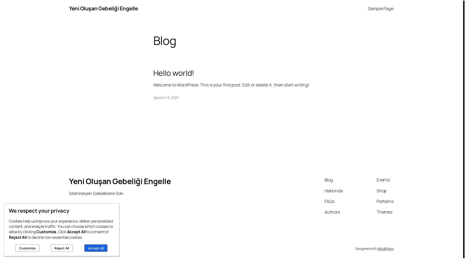 website screenshot of https://yeniolusangebeliknasilengellenir.online/