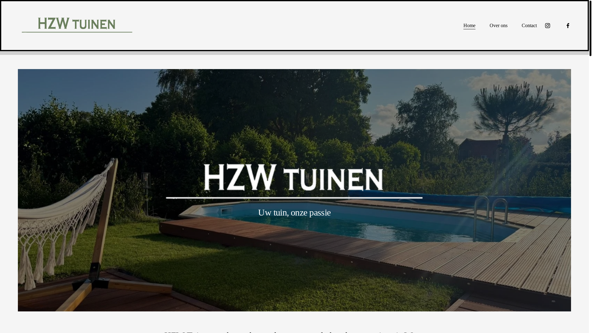 website screenshot of https://hzw-elektro.nl/