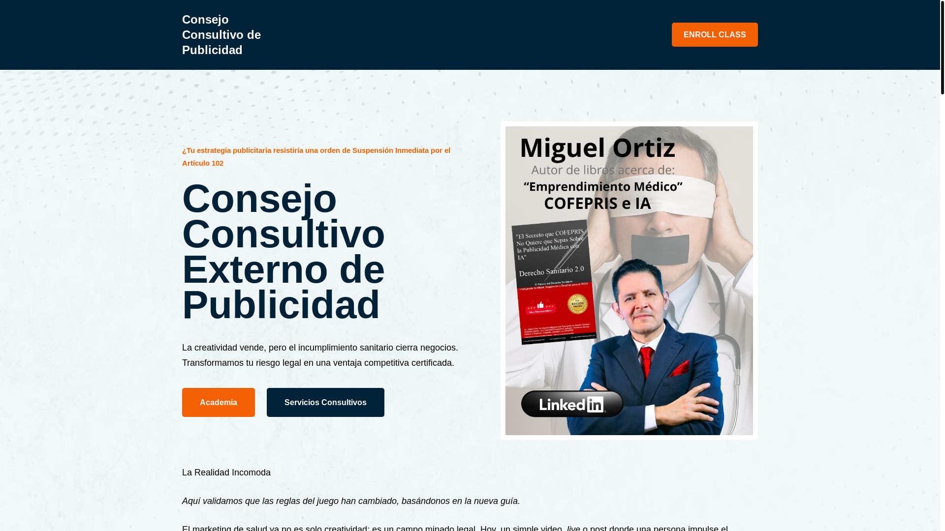website screenshot of https://consejoconsultivodepublicidad.com/