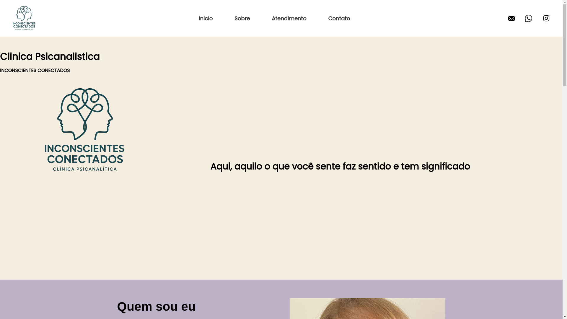 website screenshot of https://inconscientesconectados.com.br/