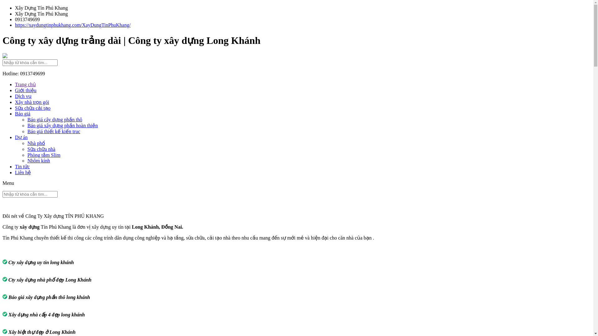 website screenshot of https://xaydungtinphukhang.com/