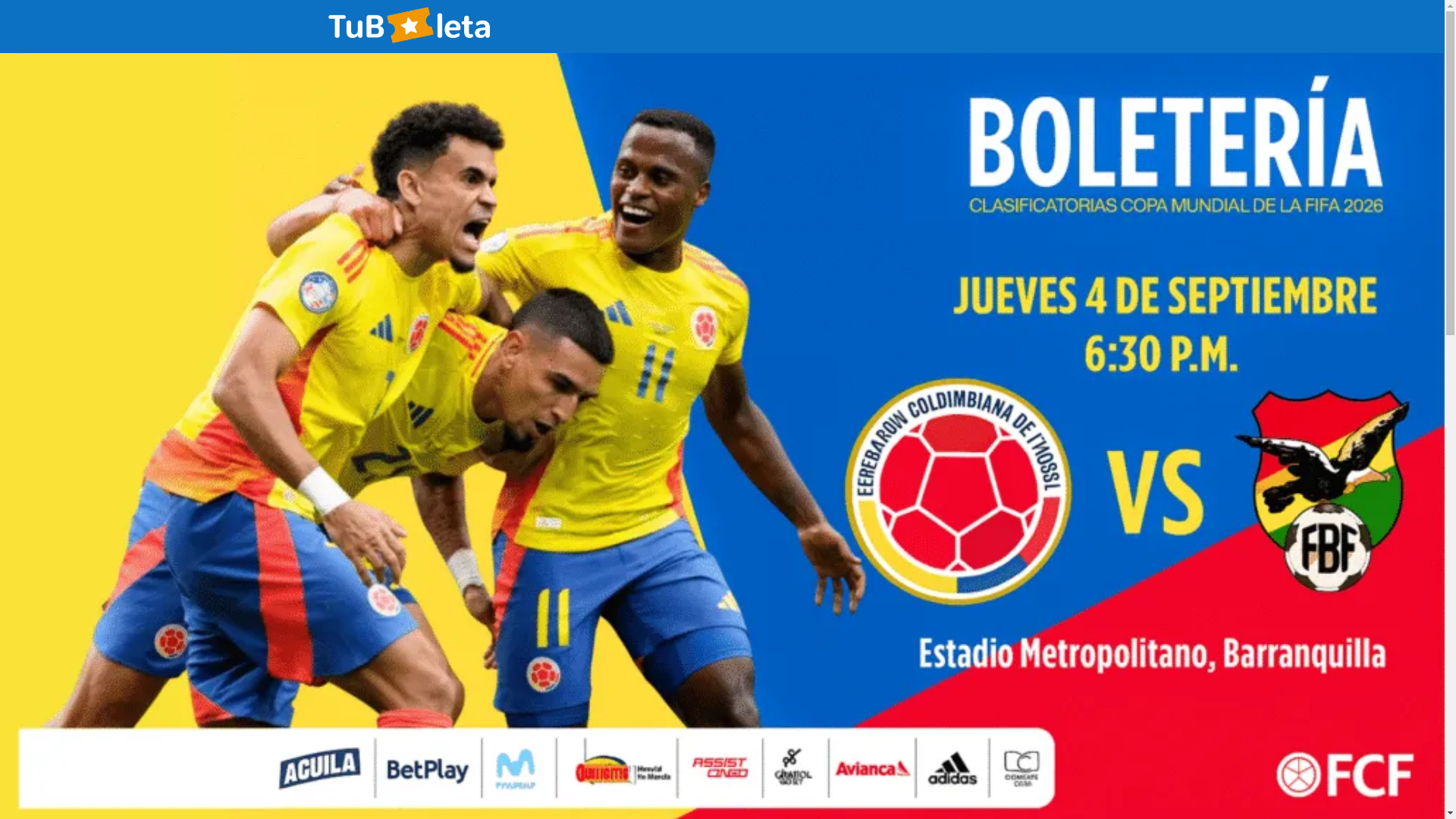website screenshot of https://tubooleta.com/