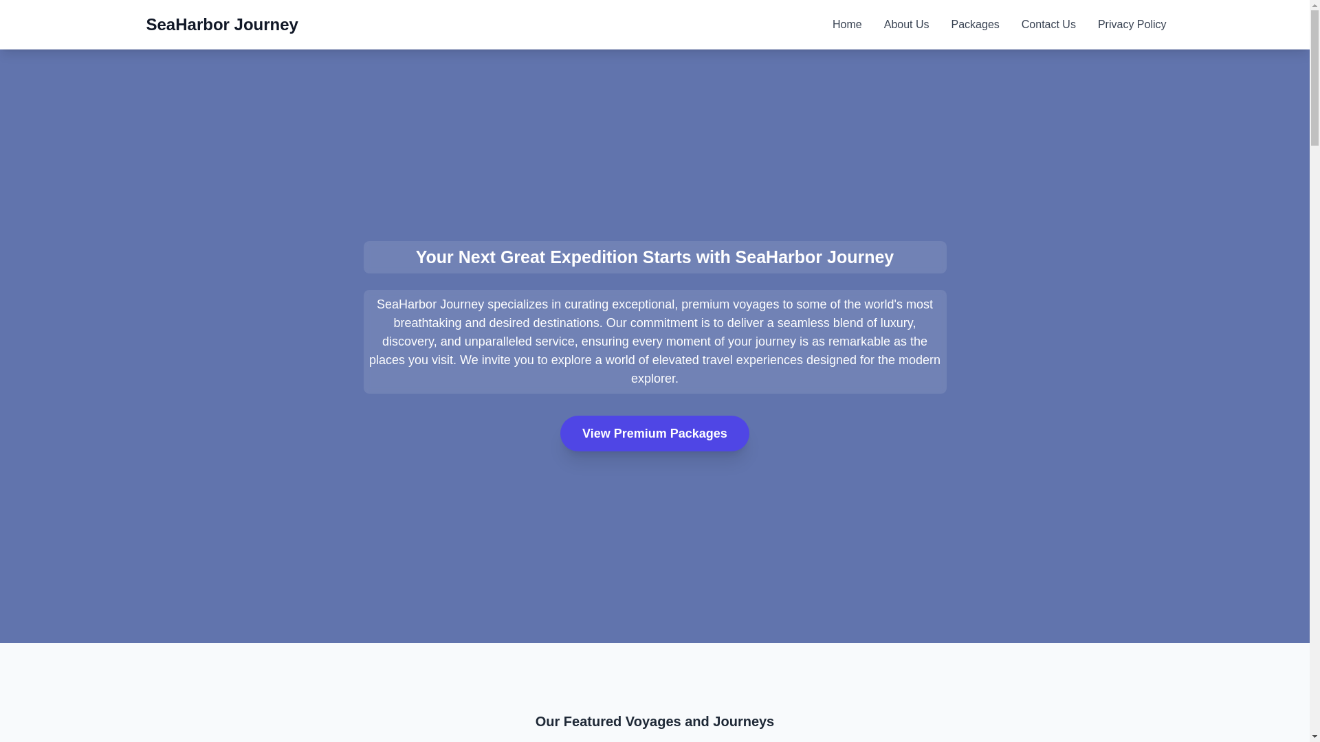 website screenshot of https://seaharborjourney.site/