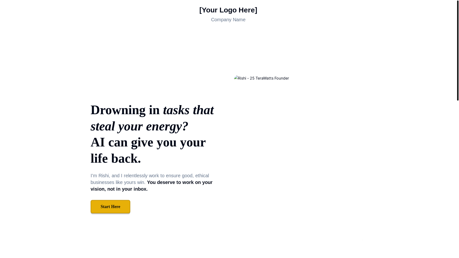 website screenshot of https://25terawatts.com/