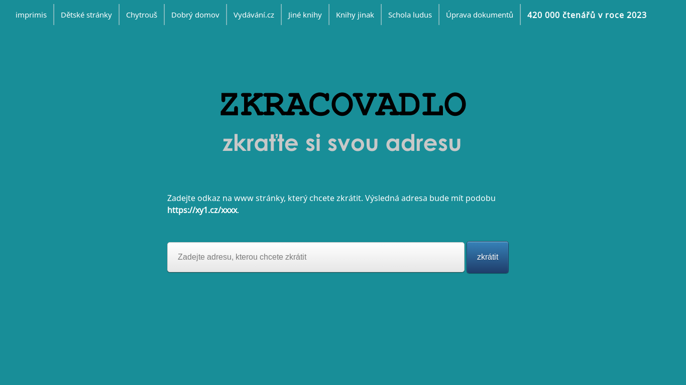 website screenshot of https://xy1.cz/