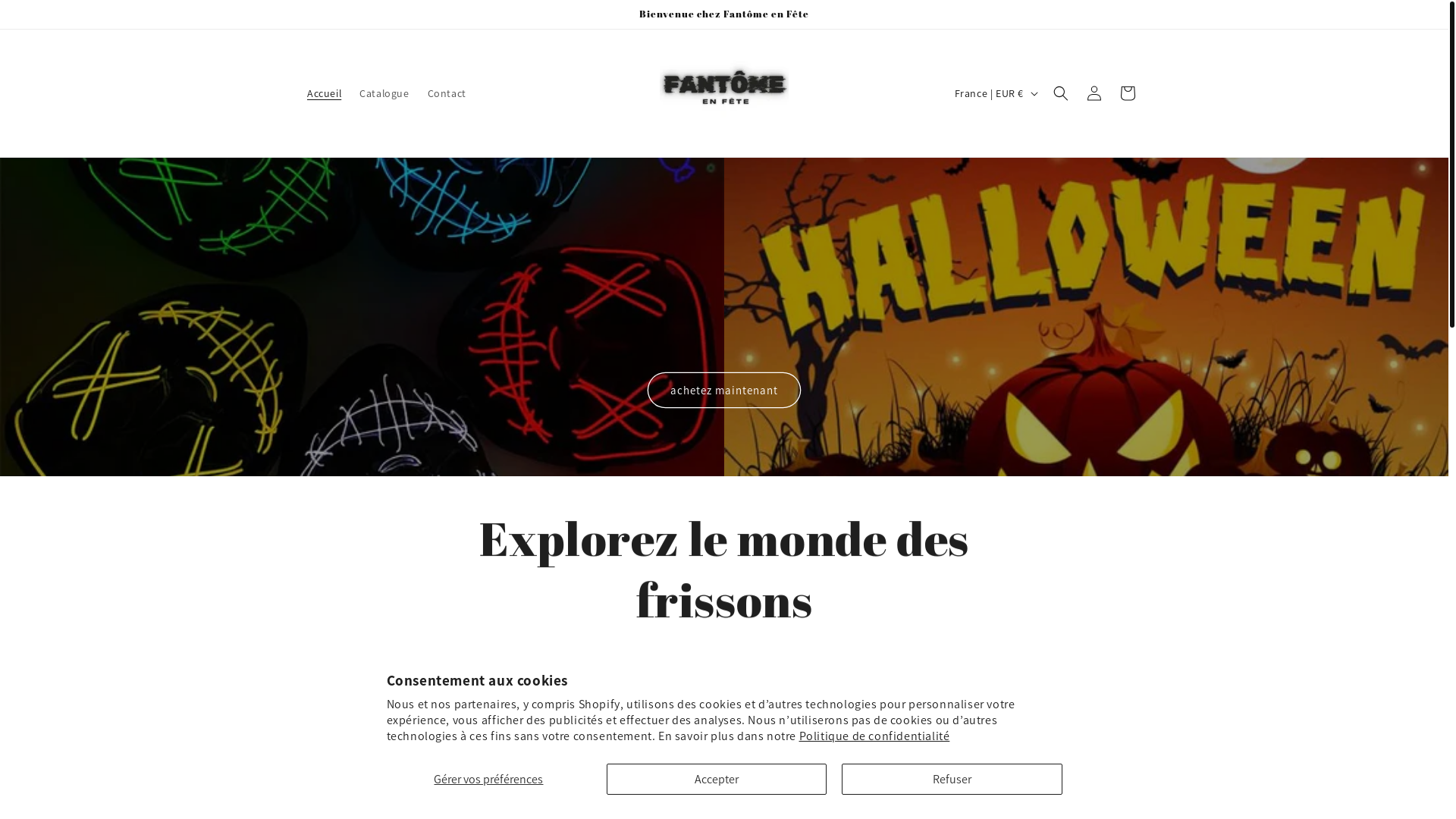 website screenshot of https://fantomeenfete.com/