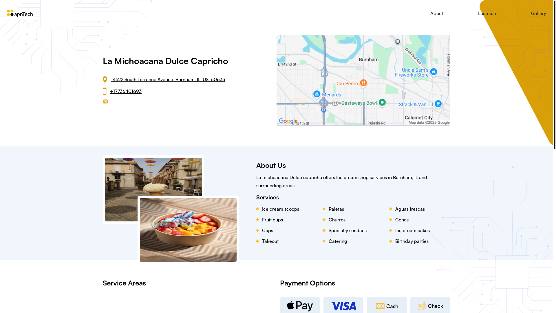 website screenshot of https://lamichoacanadulcecapricho.online/
