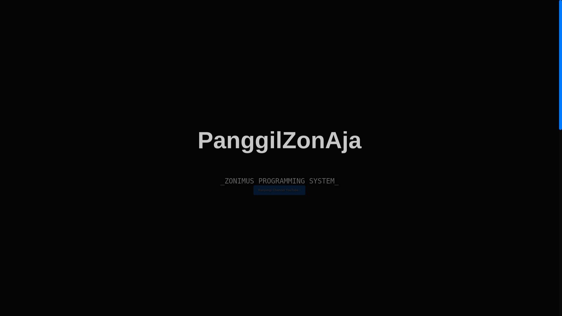 website screenshot of https://panggilzonaja.pages.dev/