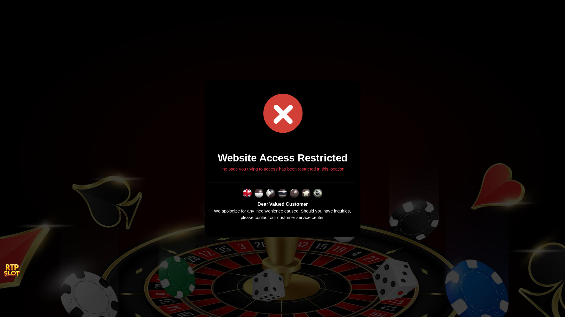 website screenshot of https://cakar76.gold/
