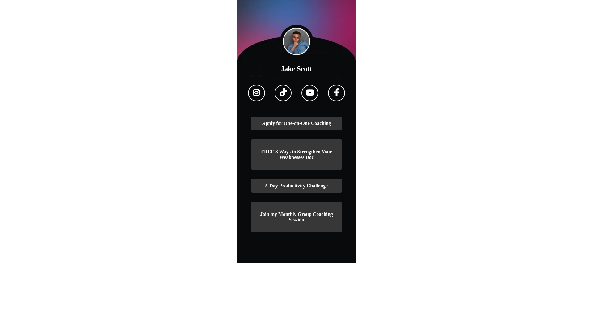 website screenshot of https://shanecurrin.com/