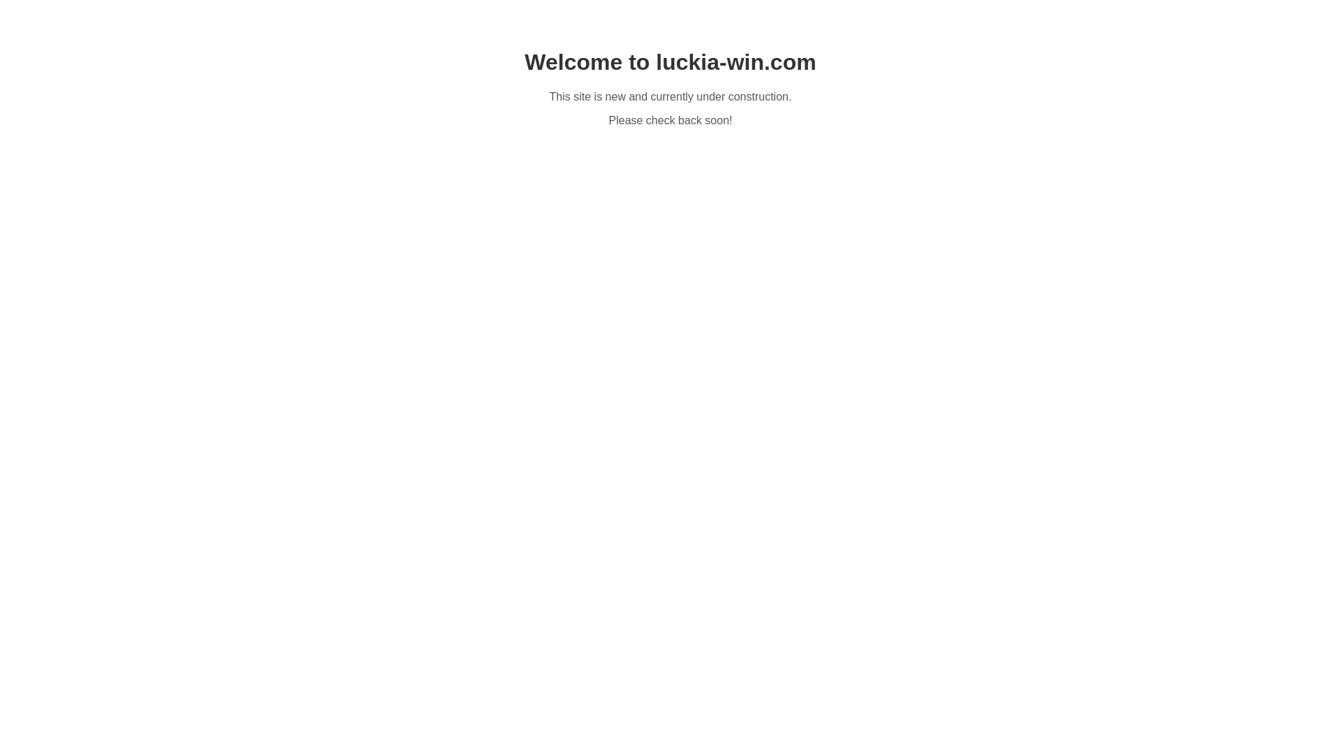 website screenshot of https://luckia-win.com/