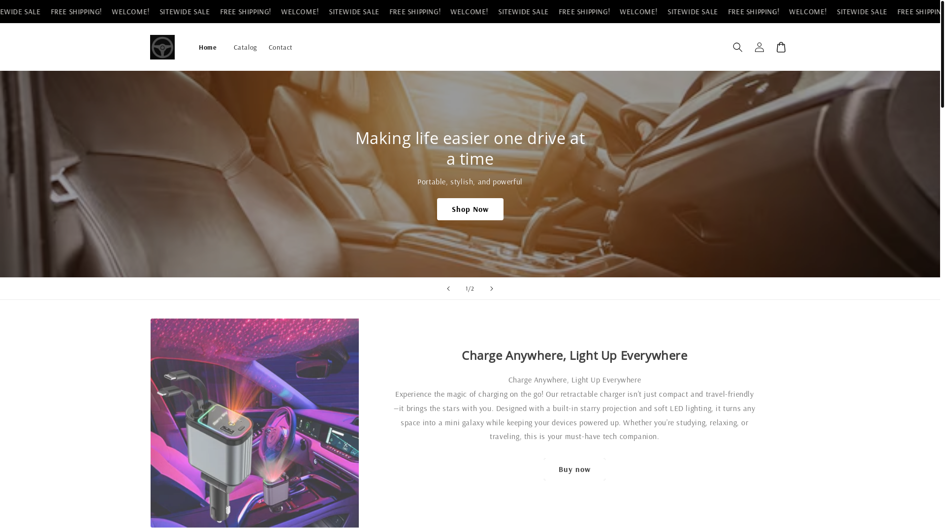website screenshot of https://mycarvo.store/