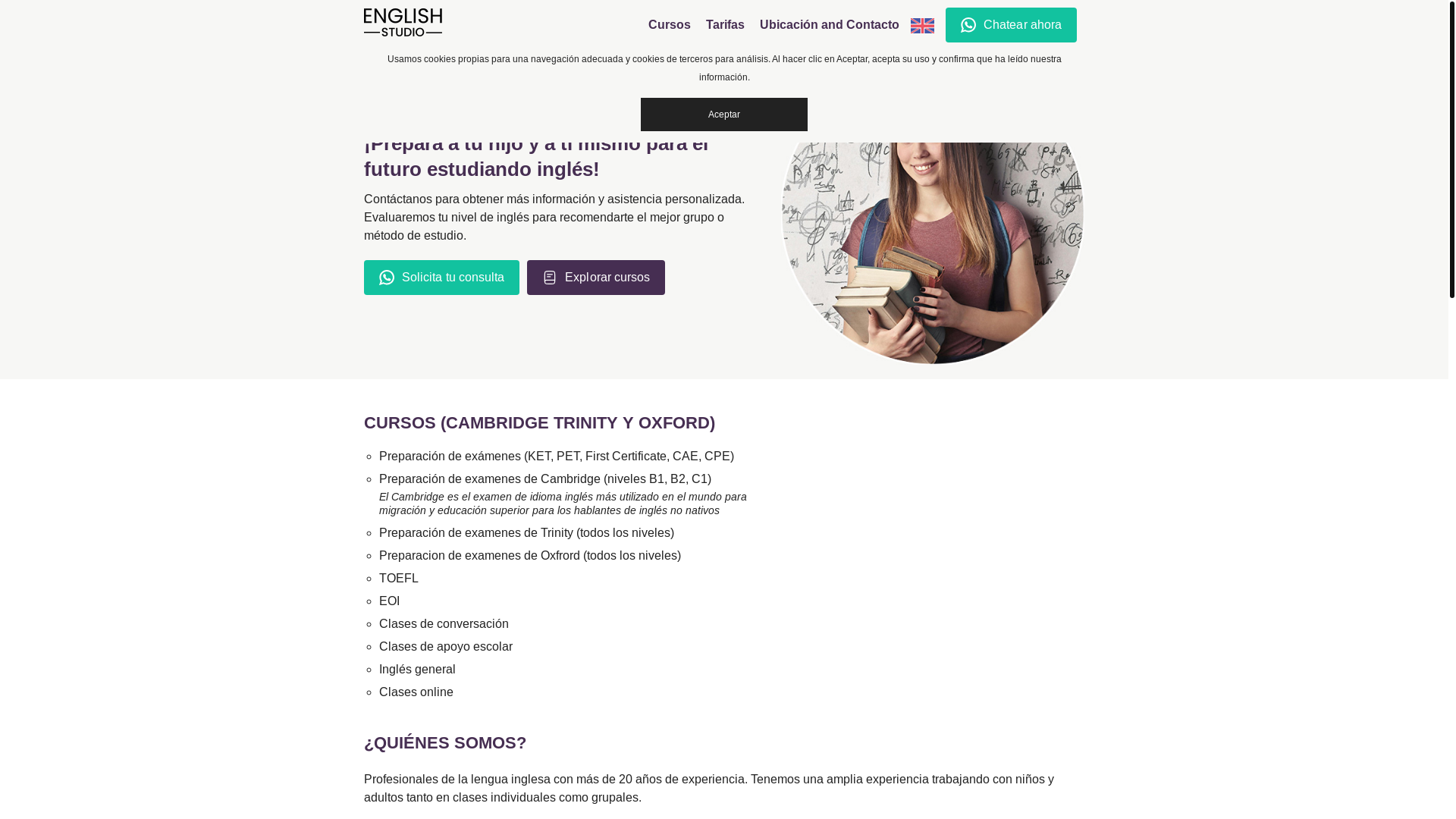 website screenshot of https://inglesensantiago-com.pages.dev/
