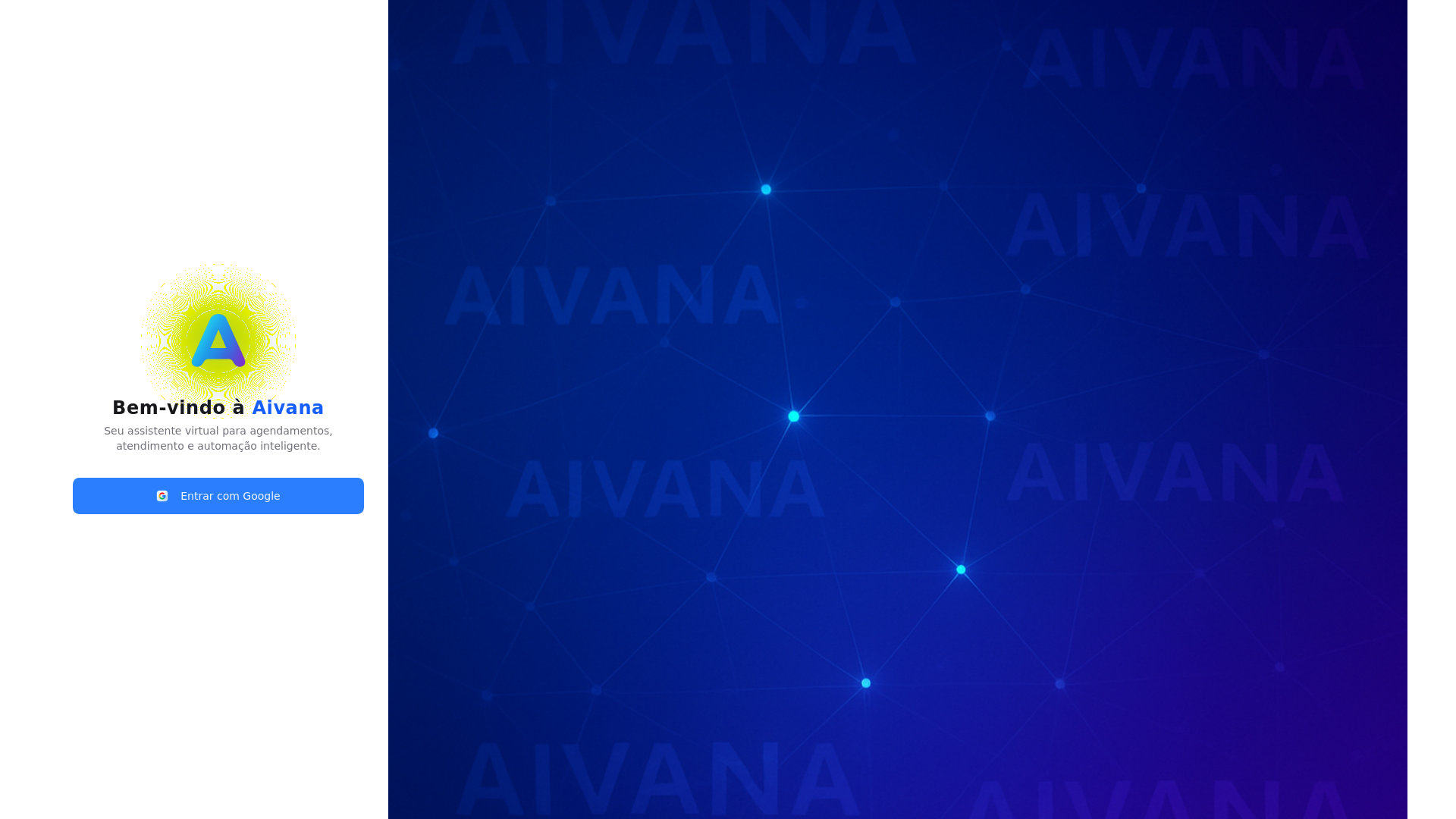 website screenshot of https://aivana.com.br/