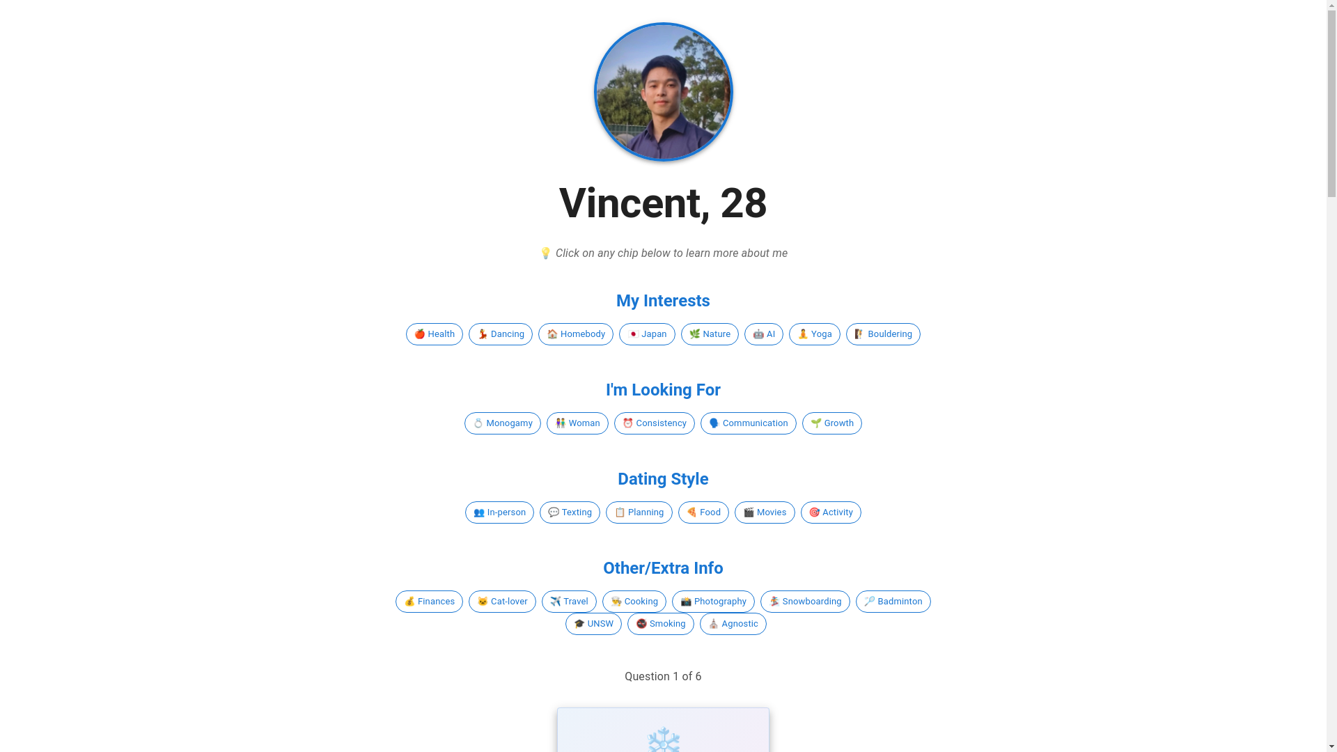 website screenshot of https://vdate.pages.dev/