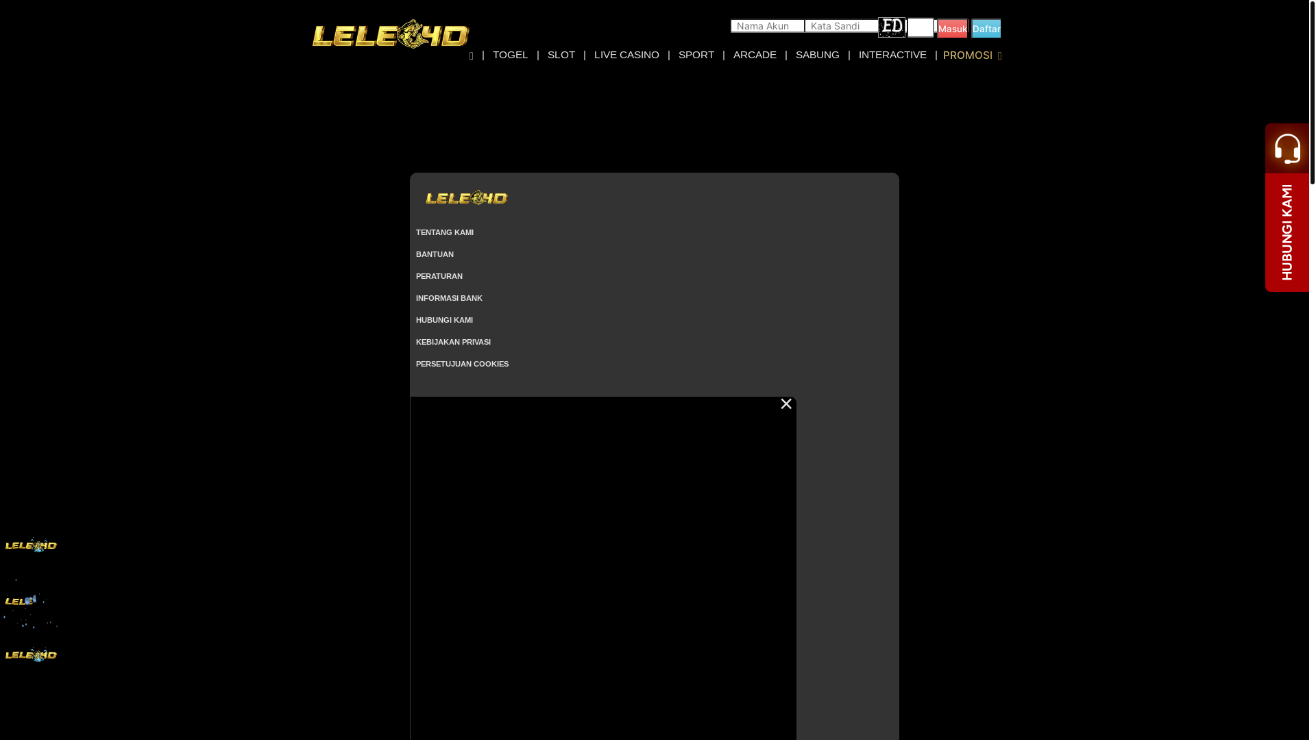 website screenshot of https://lelesuper.live/