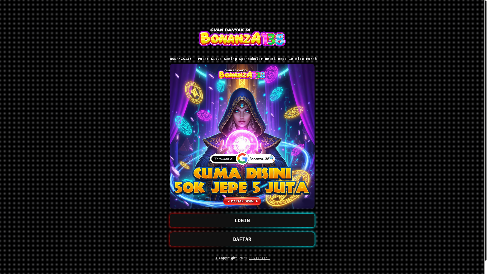 website screenshot of https://bonanza138jponline.pages.dev/