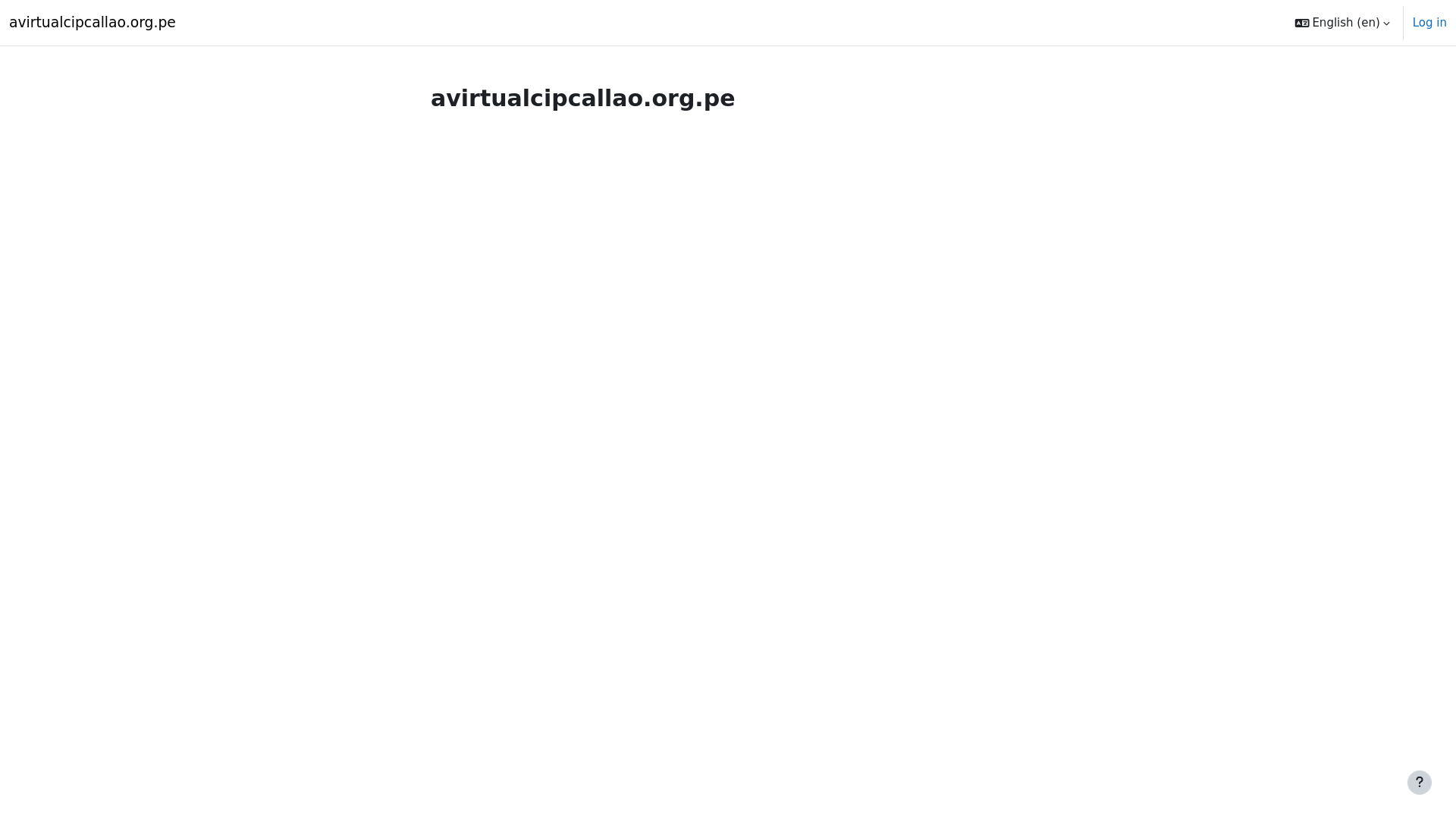 website screenshot of https://avirtualcipcallao.org.pe/