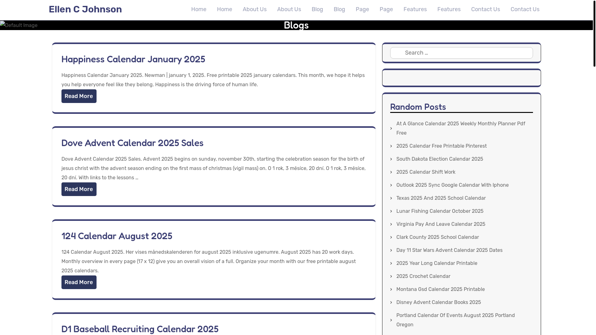 website screenshot of https://ellencjohnsonp.pages.dev/