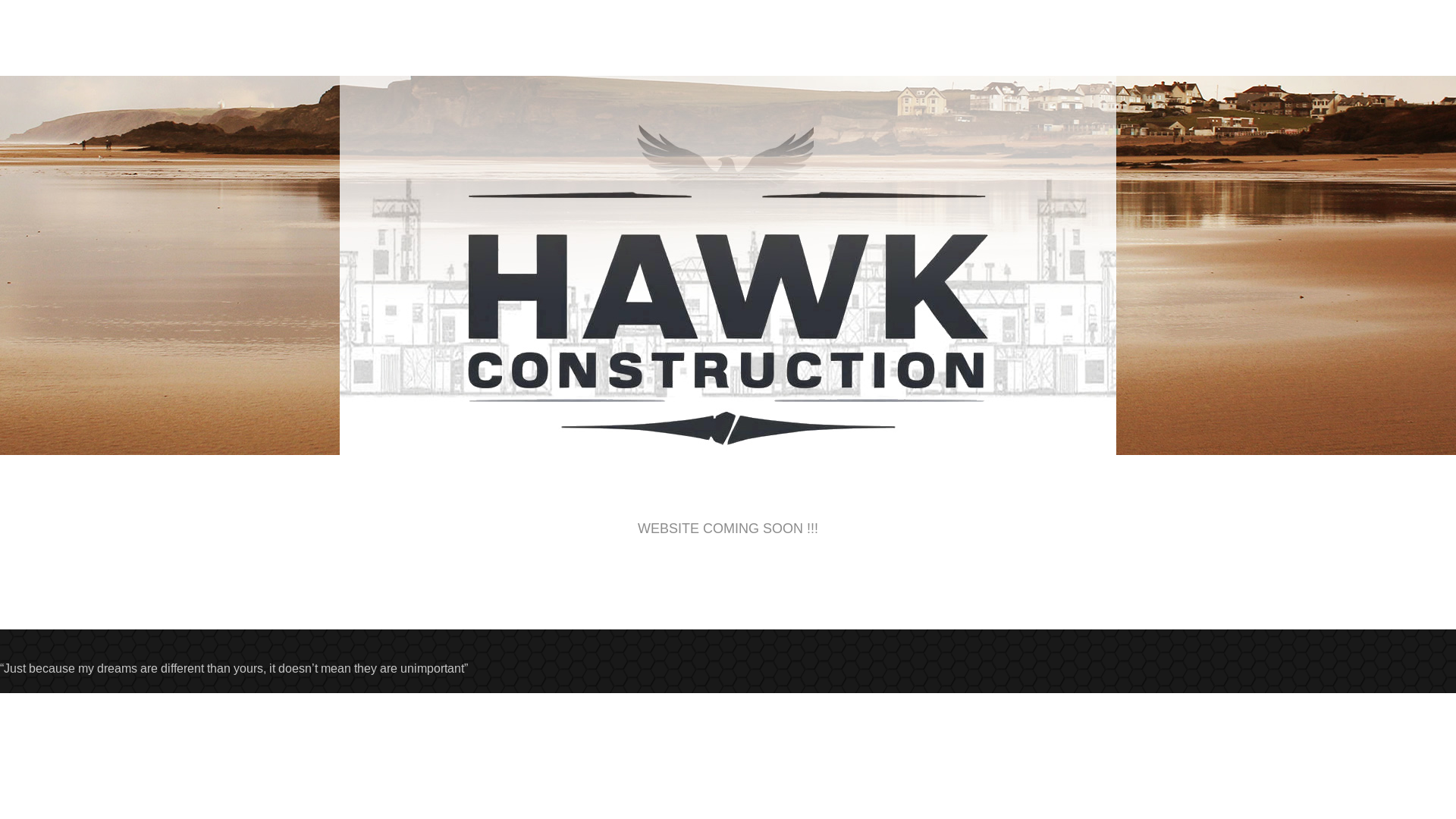 website screenshot of https://hawkconstruction.co.za/