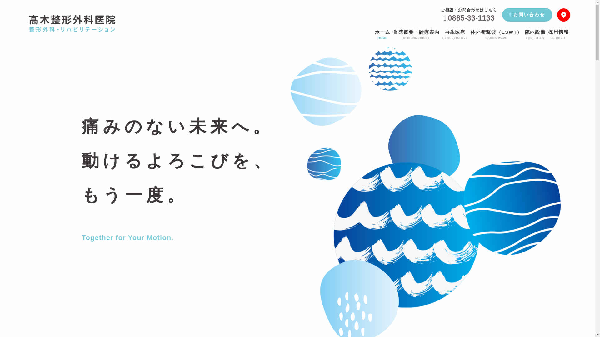 website screenshot of https://takagiseikei.xyz/