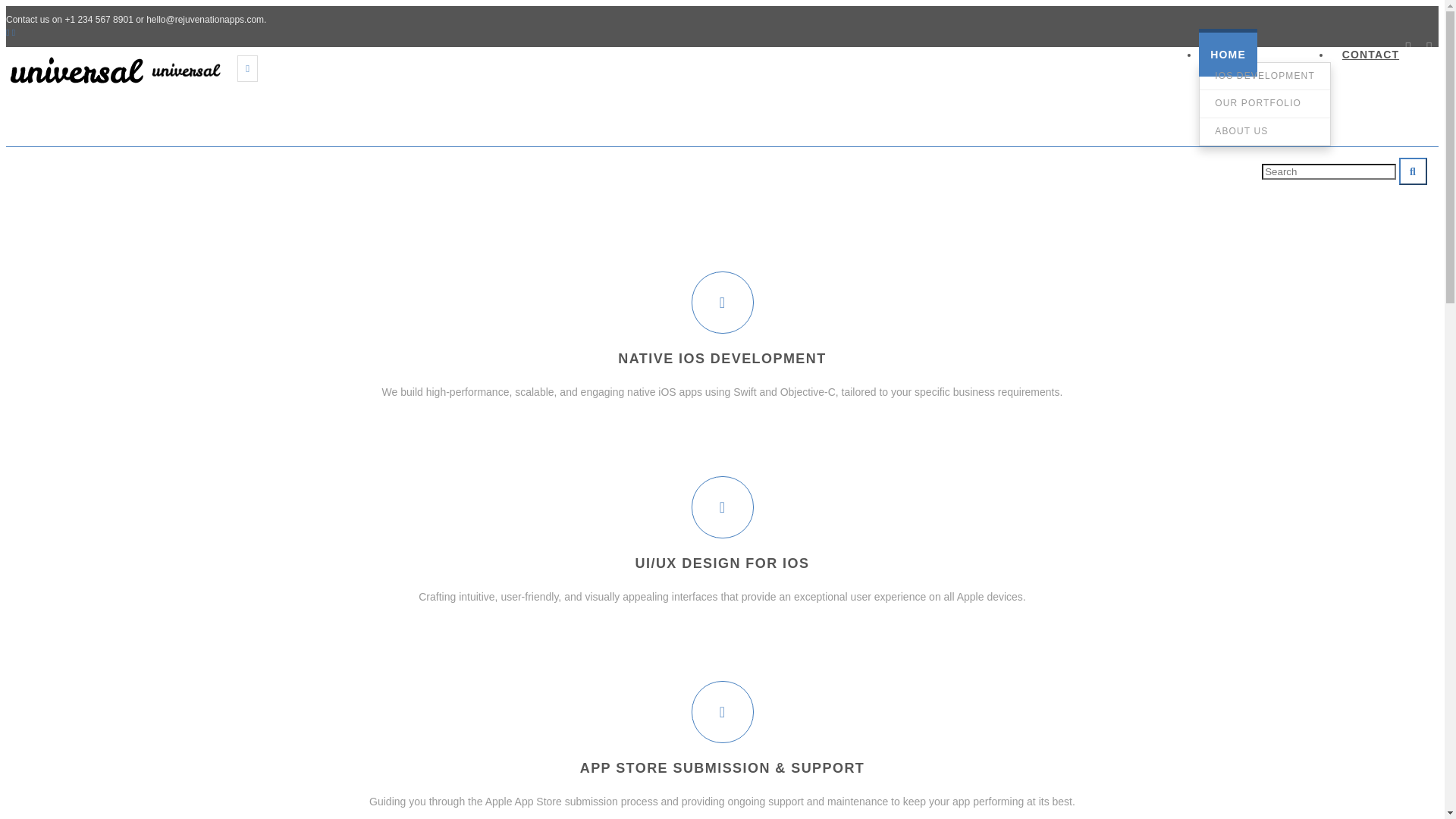 website screenshot of https://rejuvenationapps.pages.dev/