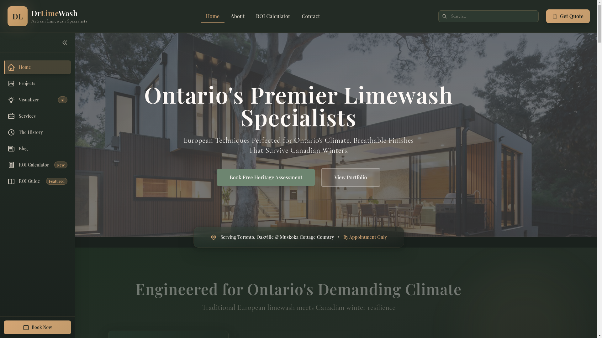 website screenshot of https://drlimewash-beta.pages.dev/