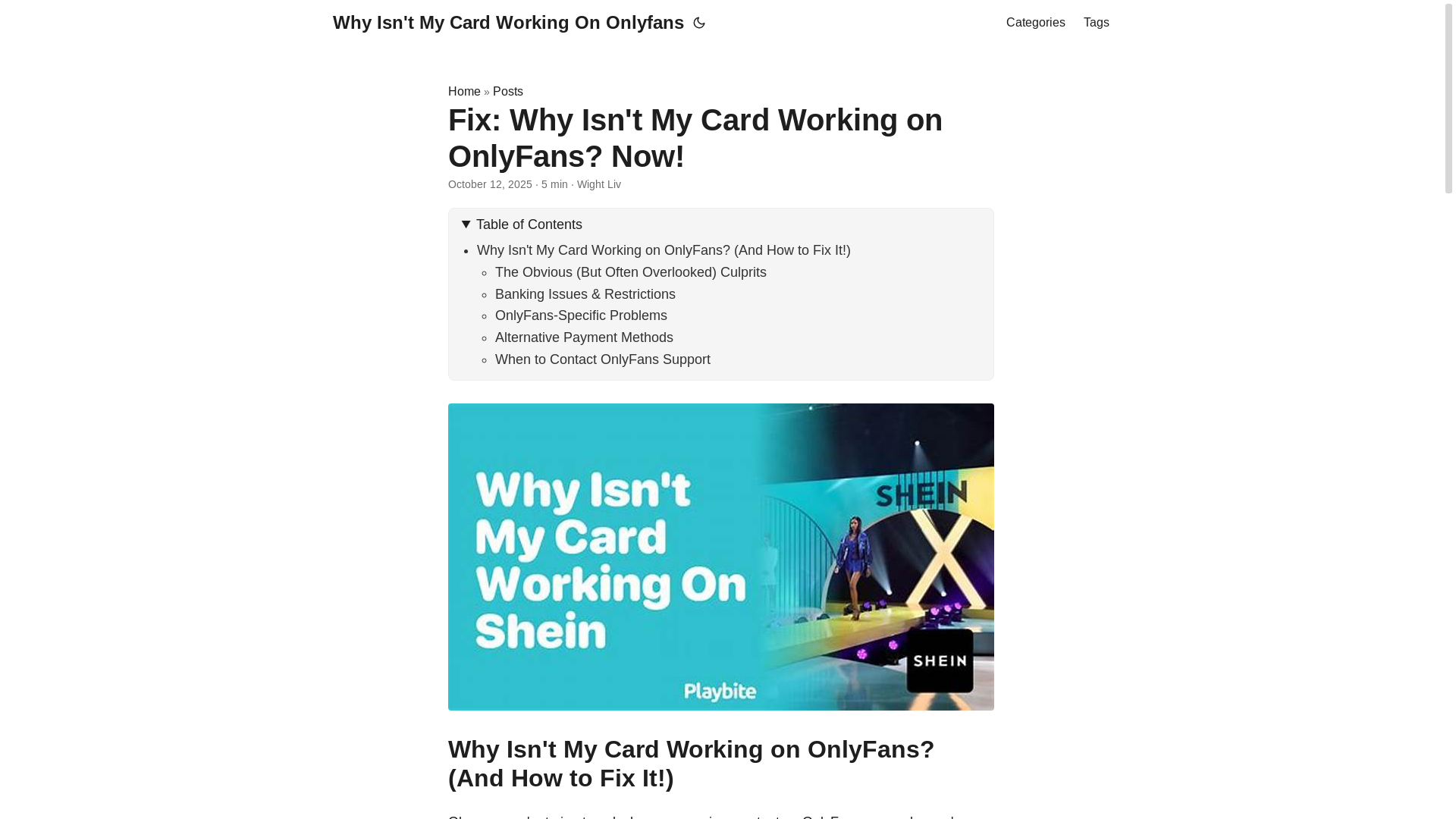 website screenshot of https://why-isnt-my-card-working-on-onlyfans.pages.dev/