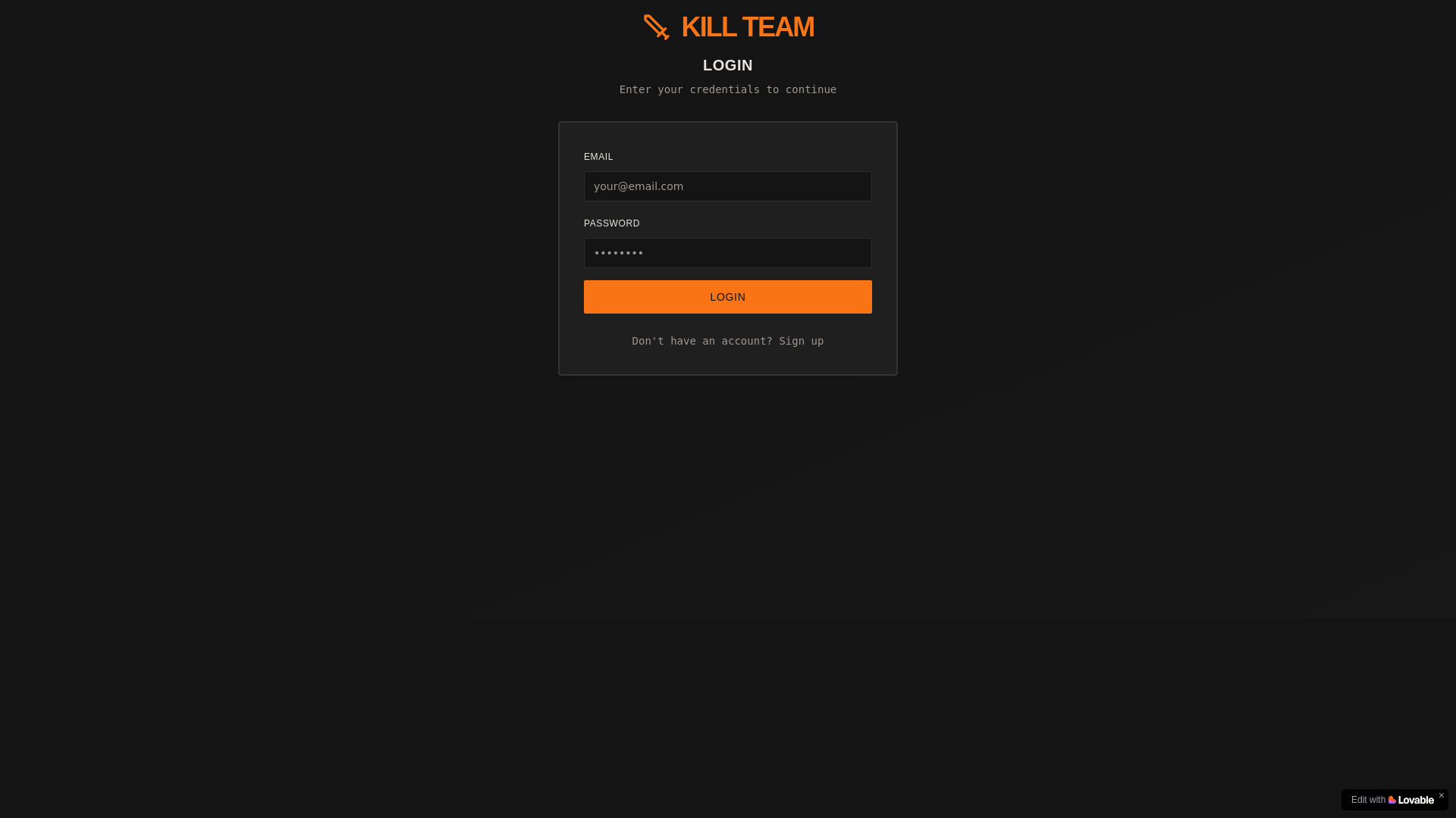 website screenshot of https://commandslate.com/