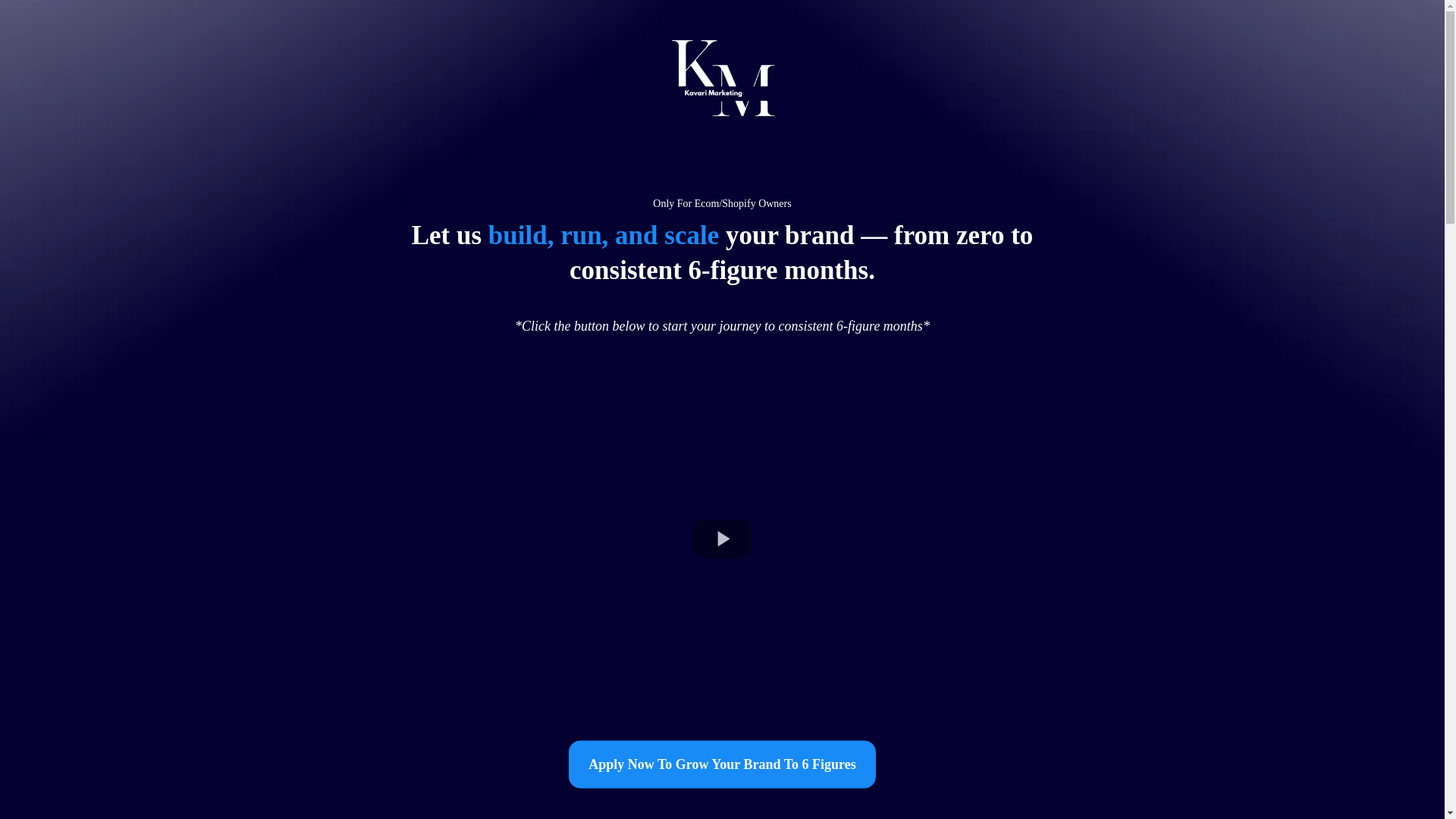 website screenshot of https://kavarimarketing.com/