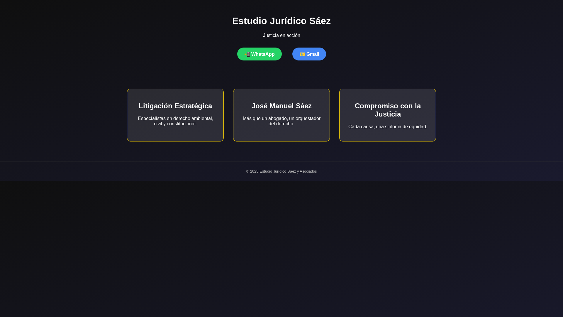 website screenshot of https://estudiosaezyasociados.com.ar/