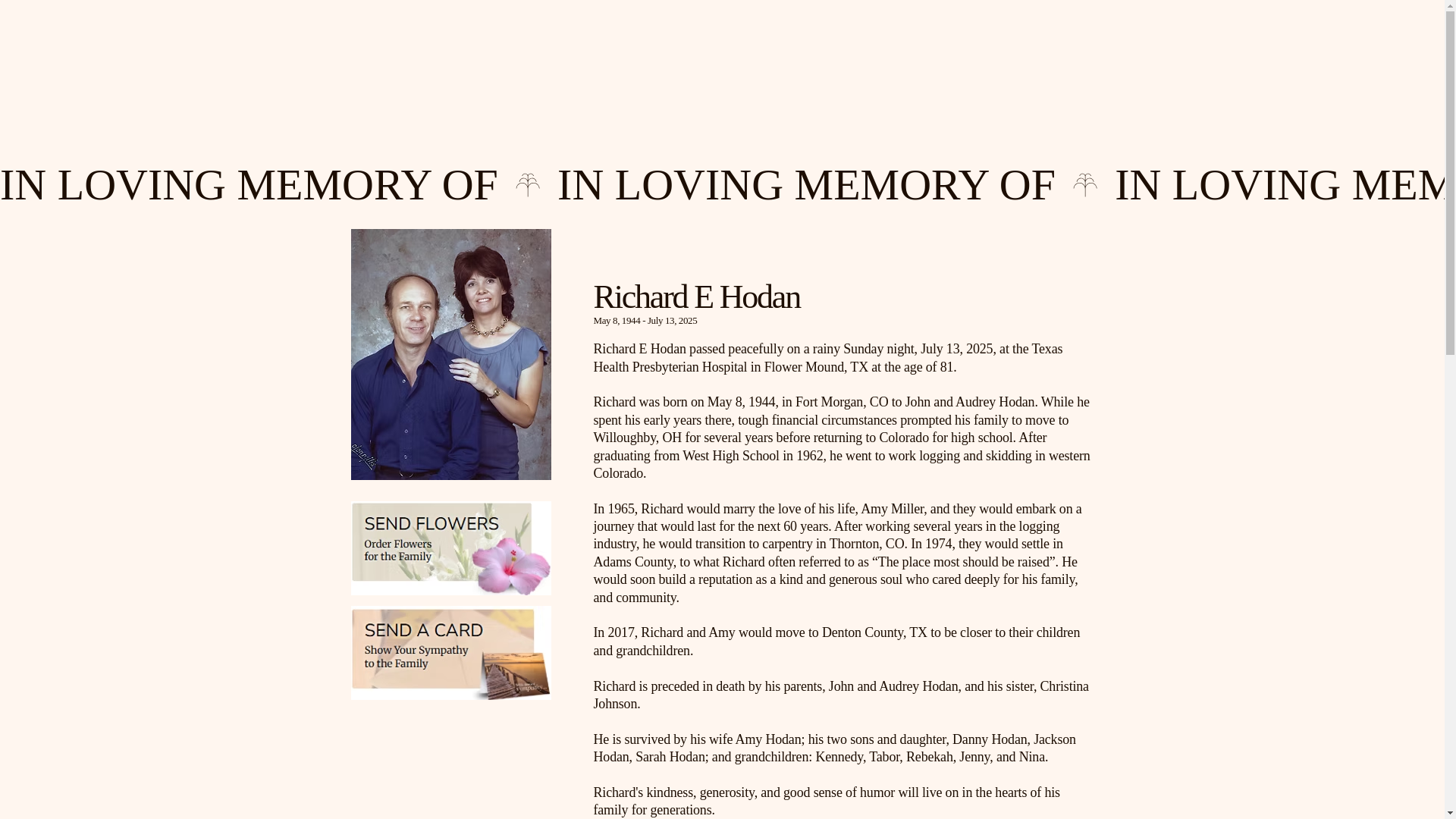 website screenshot of https://richardehodanobit.com/