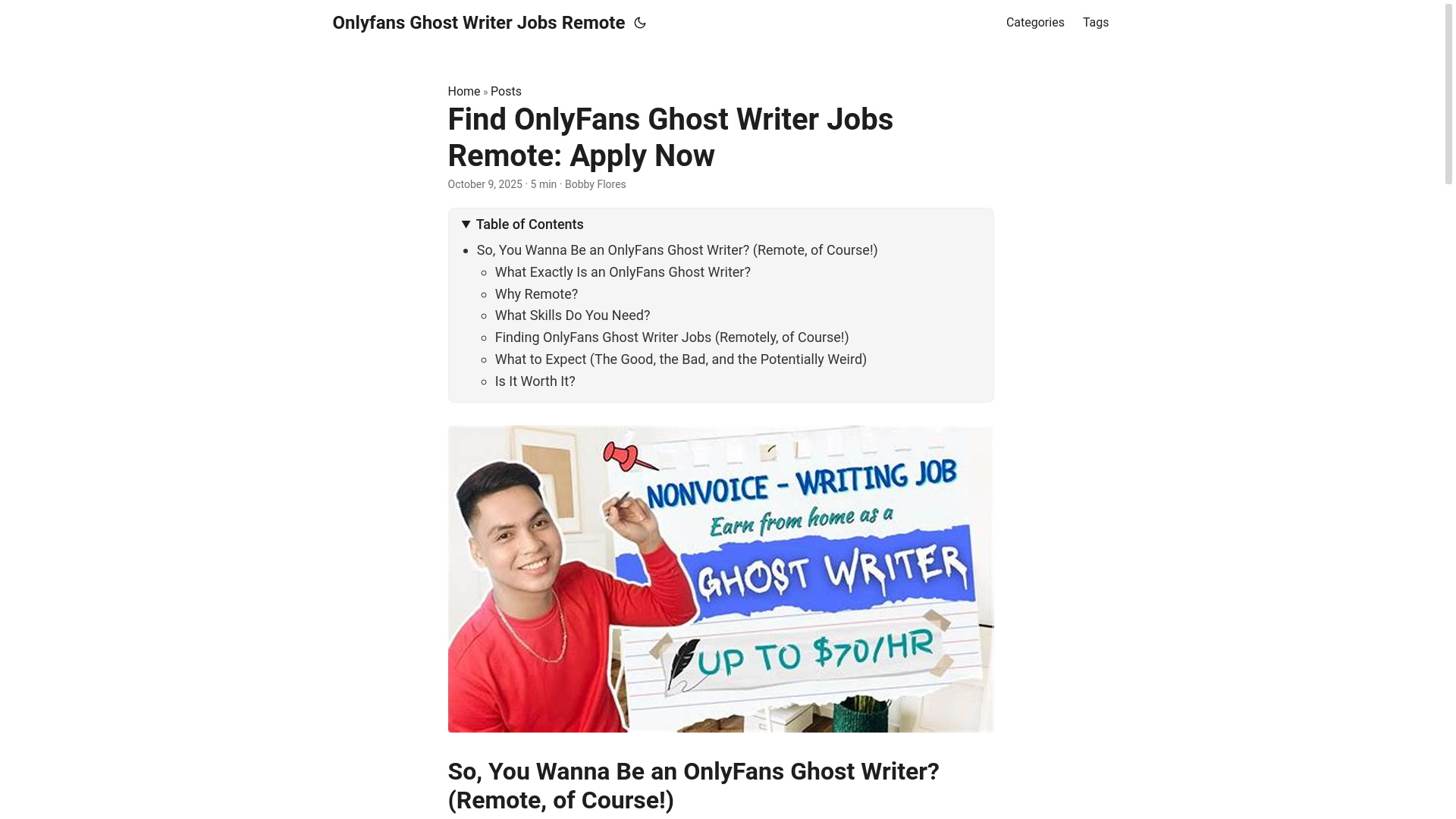 website screenshot of https://onlyfans-ghost-writer-jobs-remote.pages.dev/