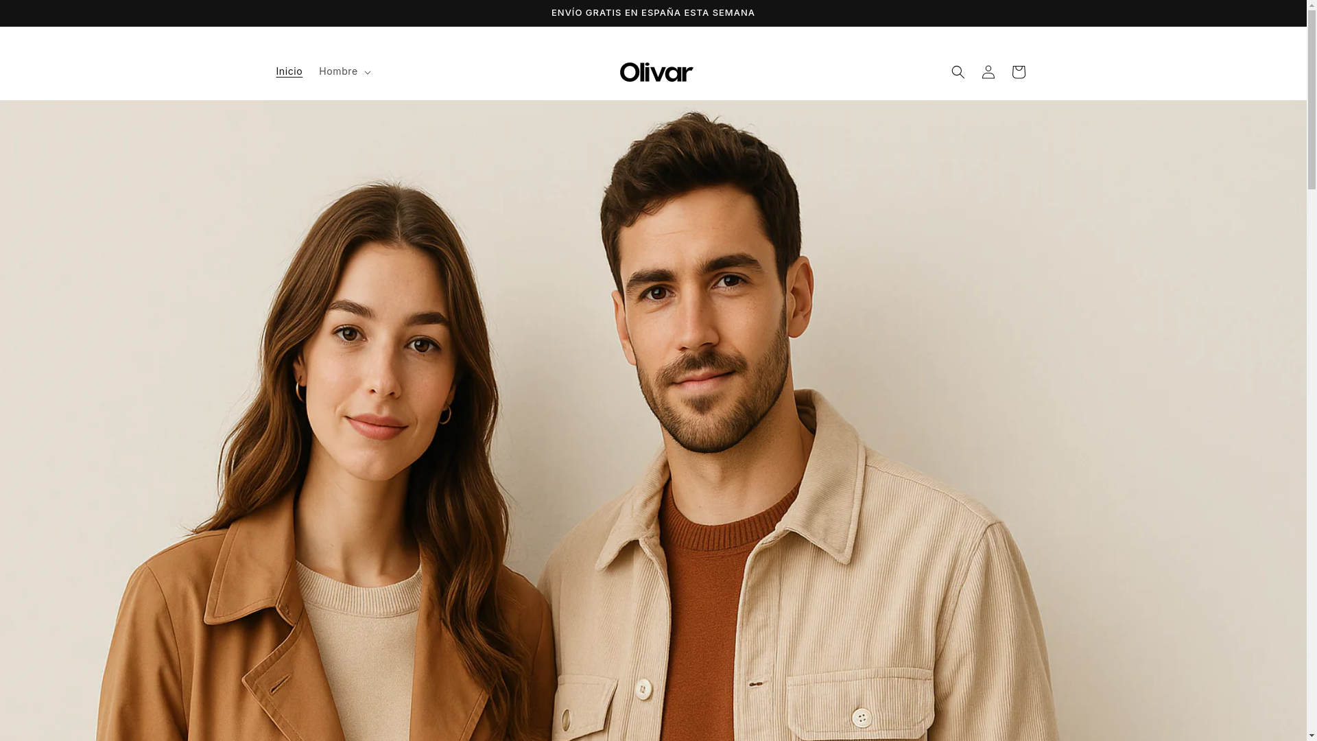 website screenshot of https://olivarminimal.shop/
