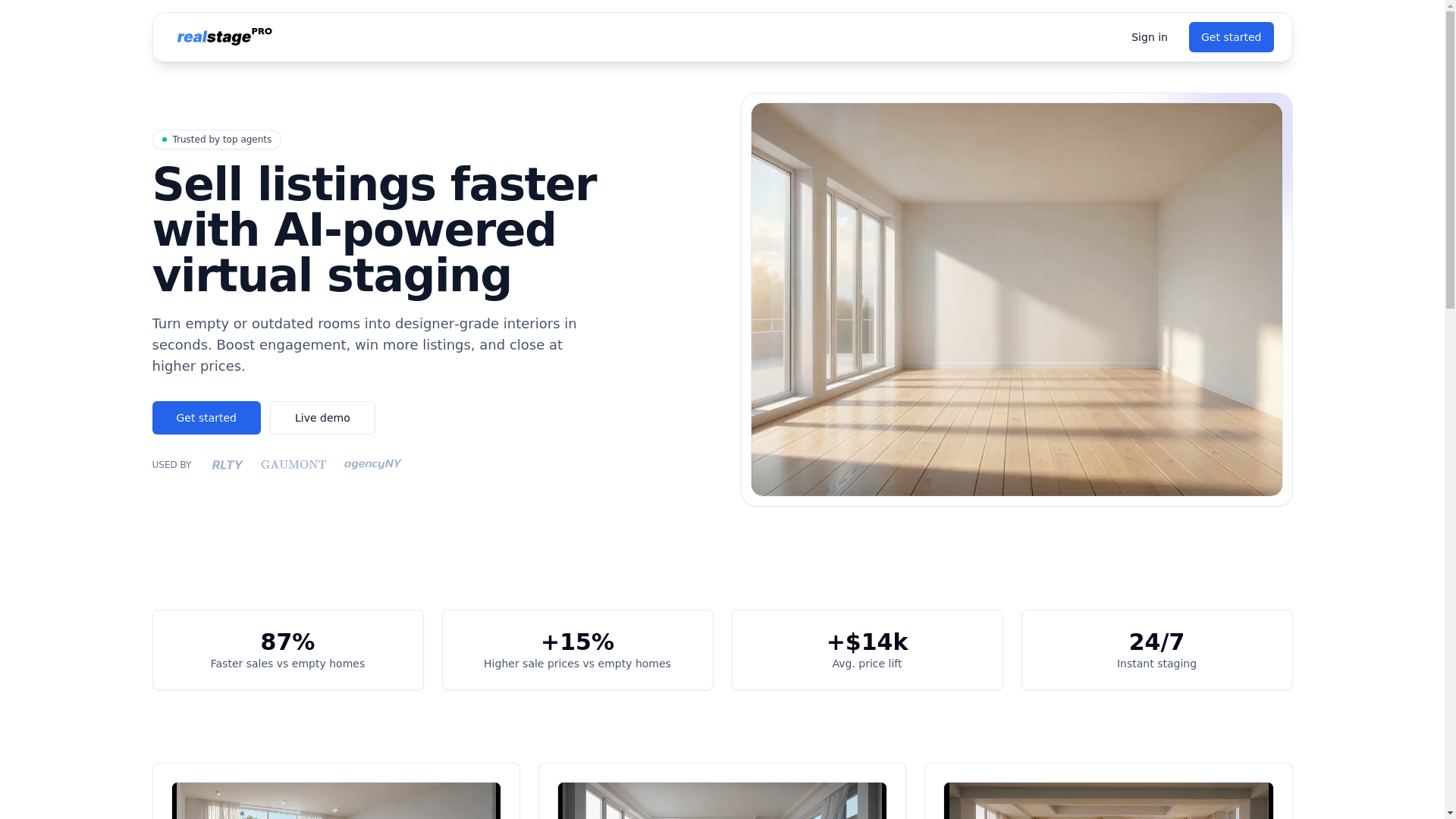 website screenshot of https://realestate-5gv.pages.dev/