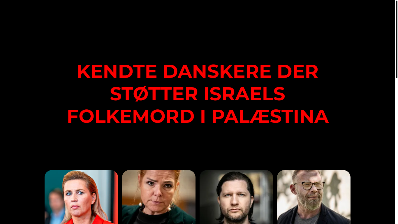 website screenshot of https://folkemordet.com/