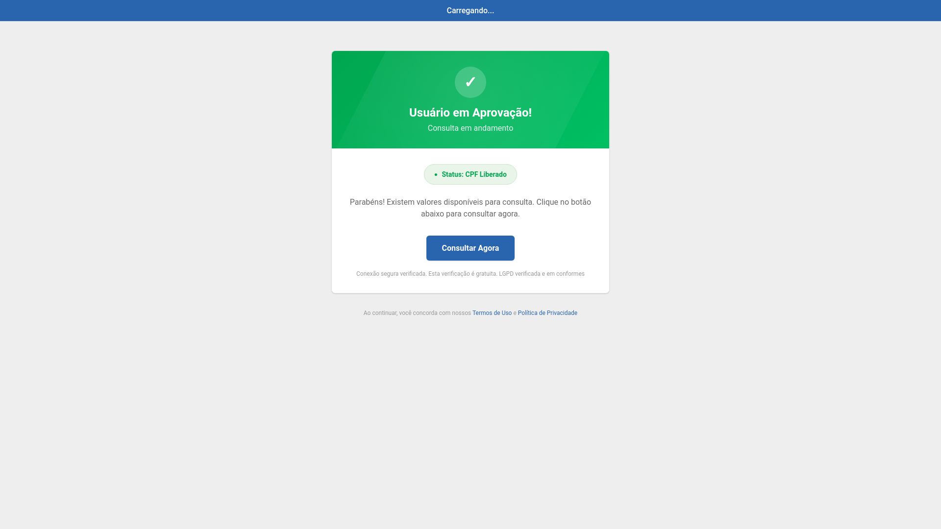 website screenshot of https://painel-da-uniao.shop/