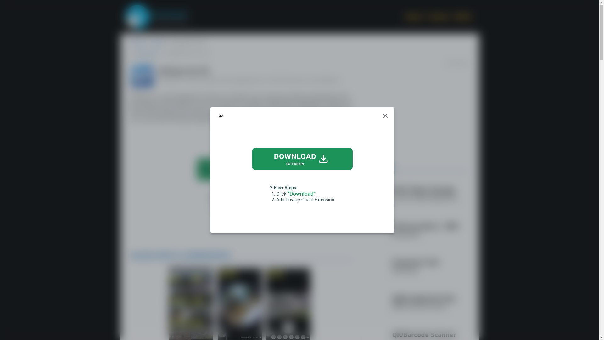 website screenshot of https://erminesoft.com/app/gv-eye/