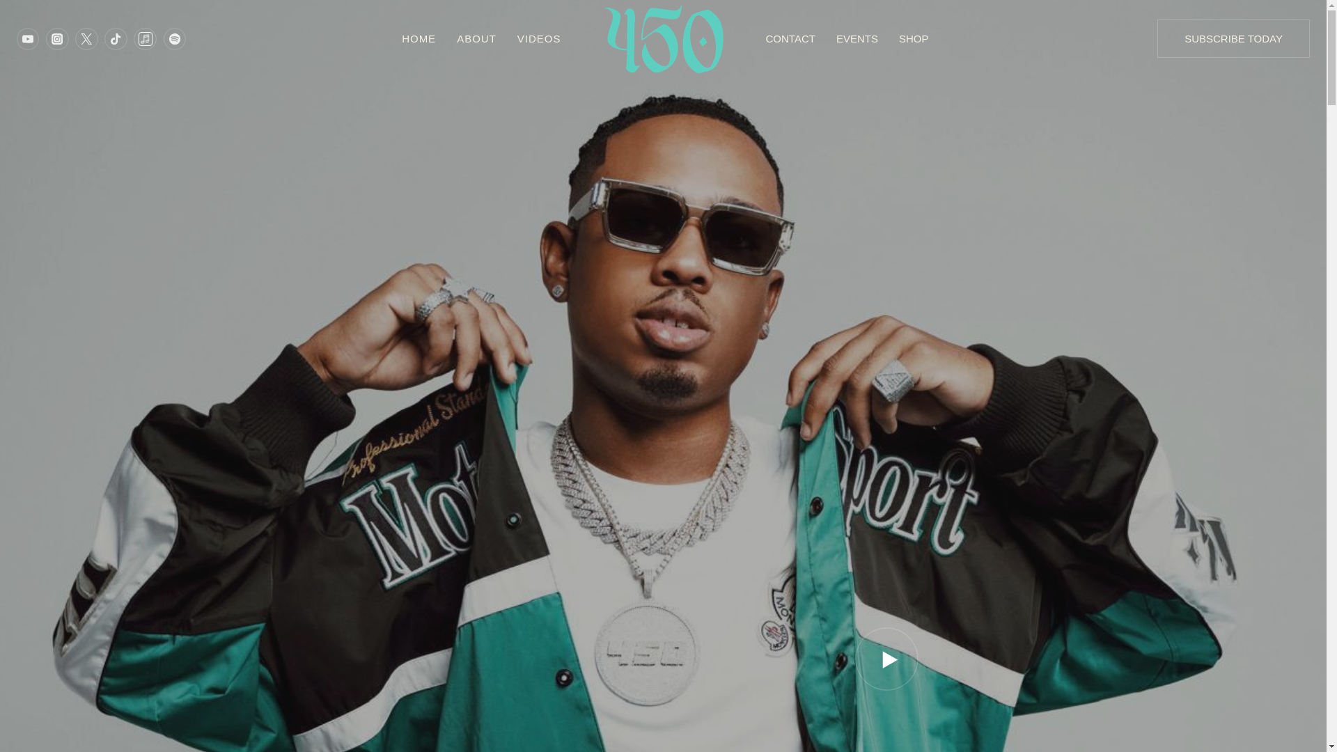 website screenshot of https://450music.com/