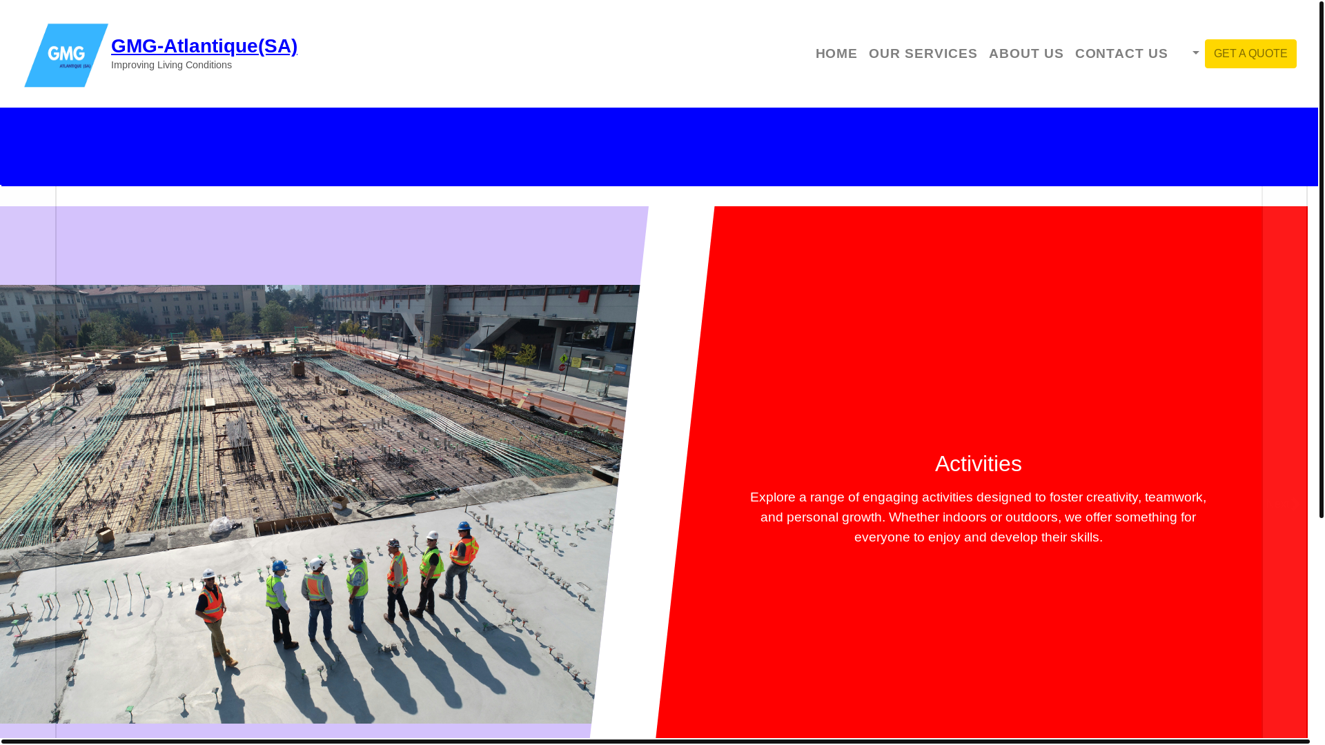 website screenshot of https://gmgatlantique.com/