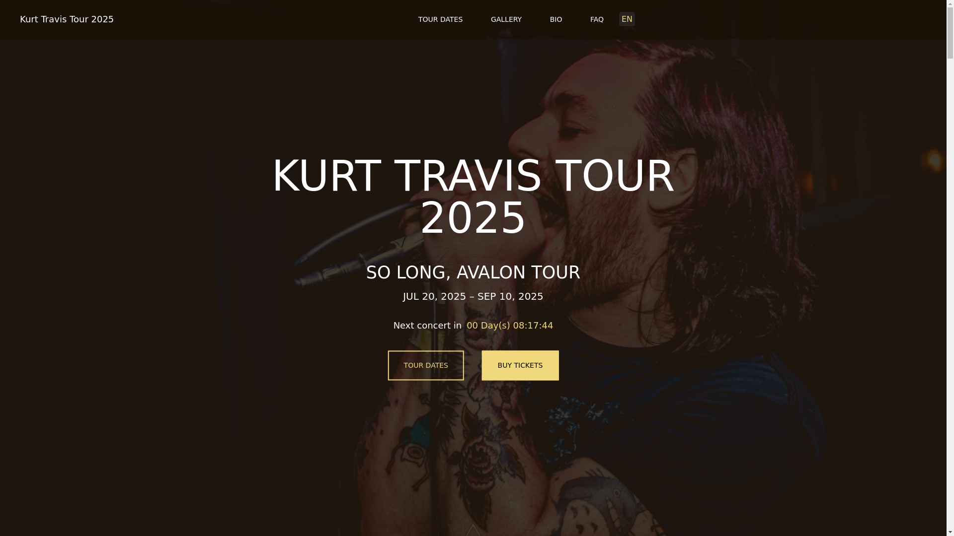 website screenshot of https://kurttravistour-com-github-io.pages.dev/