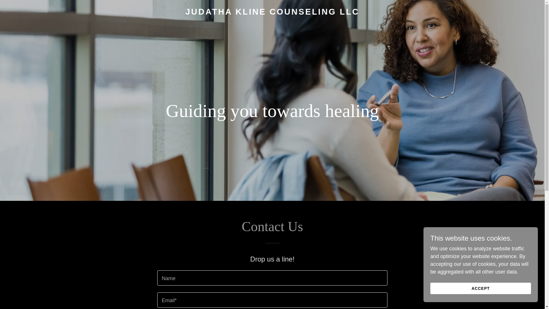 website screenshot of https://judathakline.net/