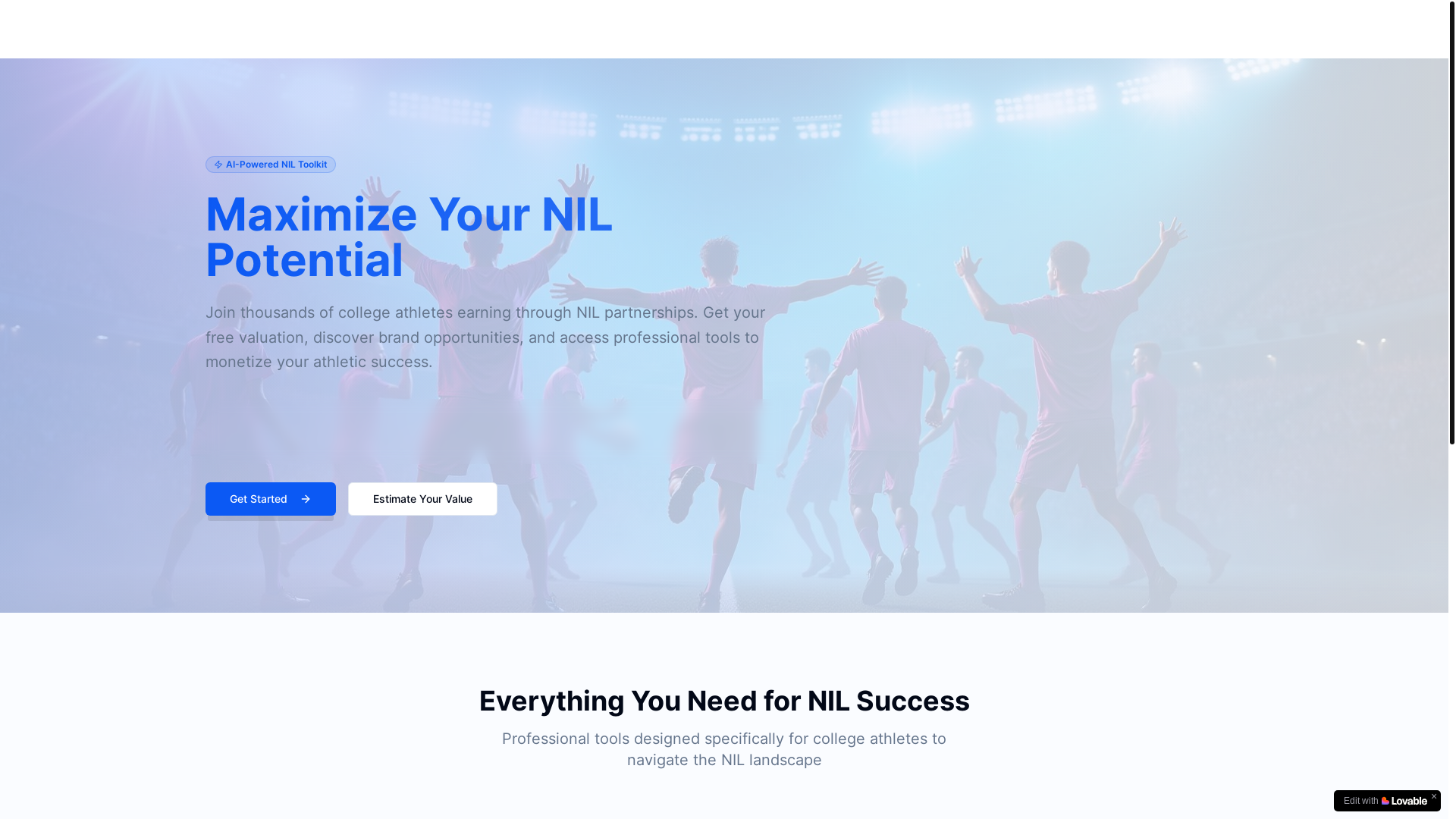 website screenshot of https://nextrepnil.com/