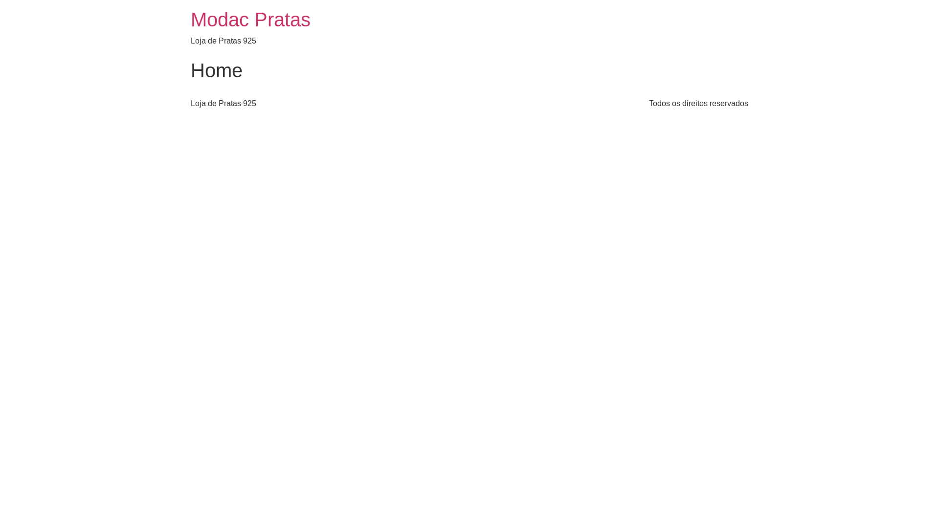 website screenshot of https://modacpratas.com/