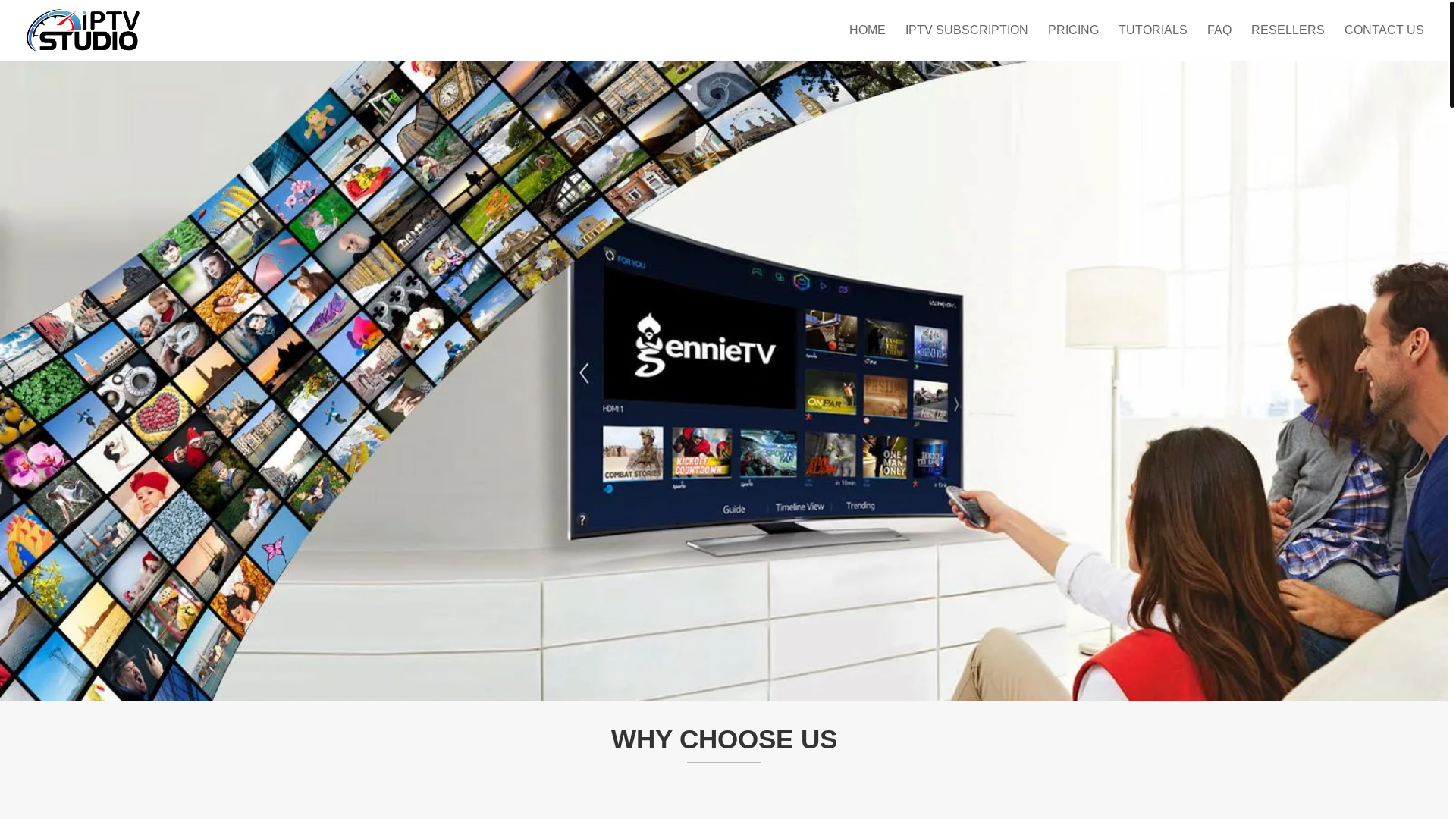 website screenshot of https://studioiptv.co.uk/best-iptv/